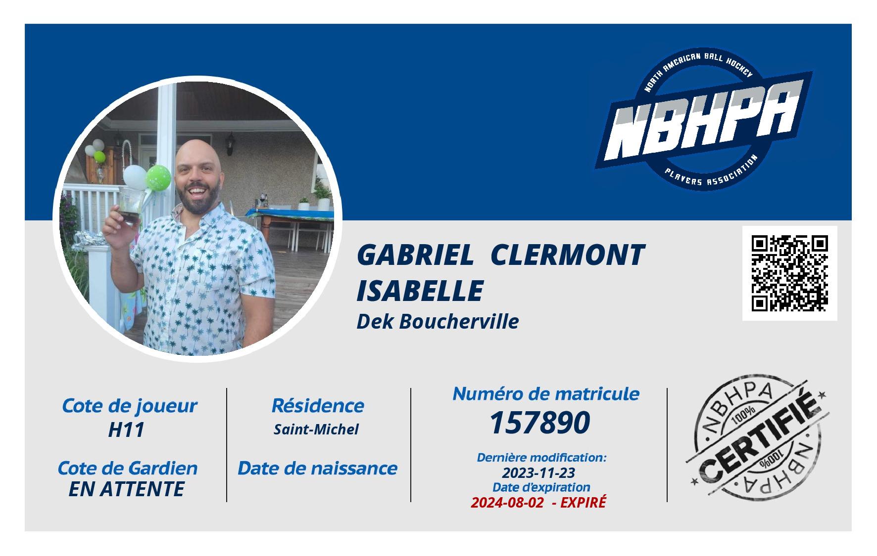 Gabriel  Clermont Isabelle 