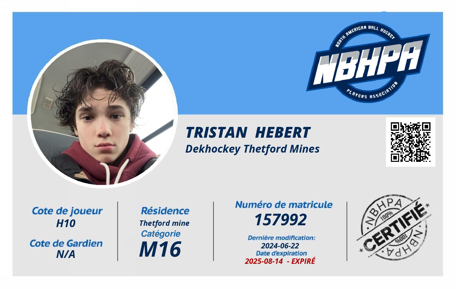 Tristan  Hebert