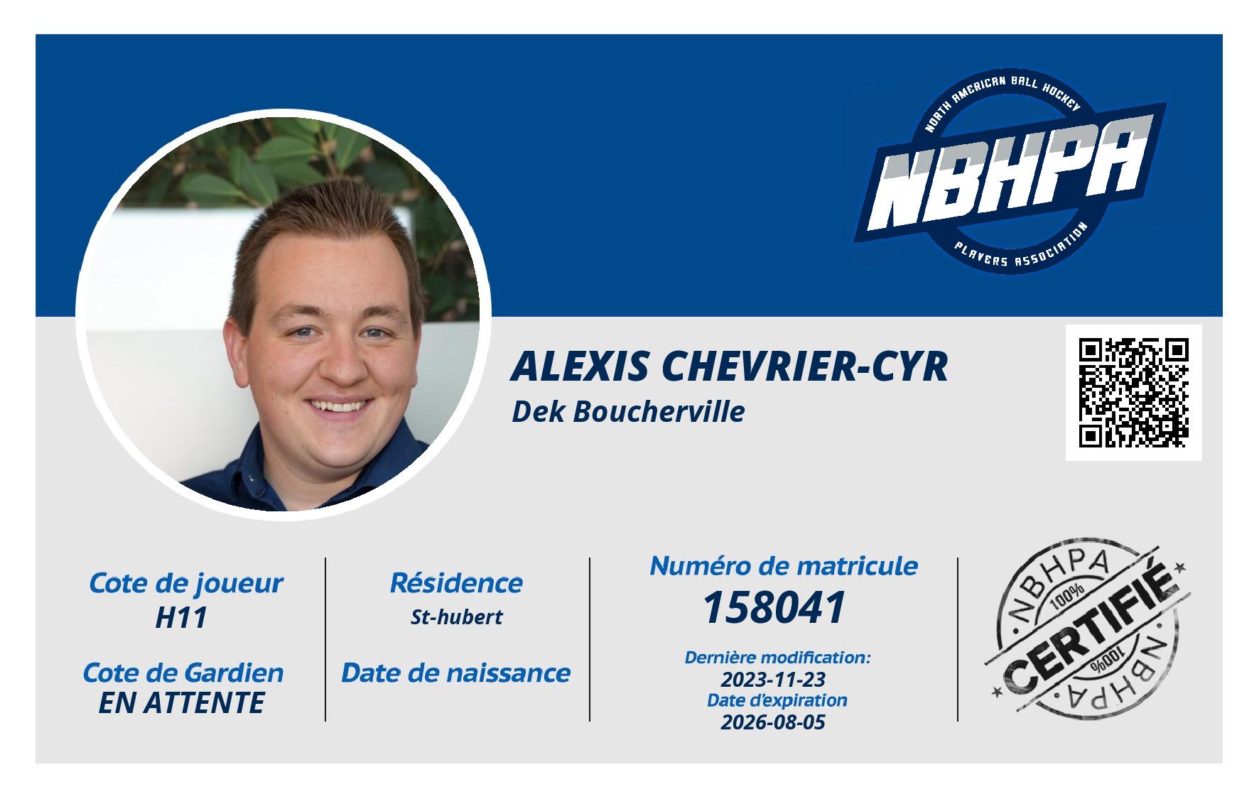 Alexis Chevrier-Cyr