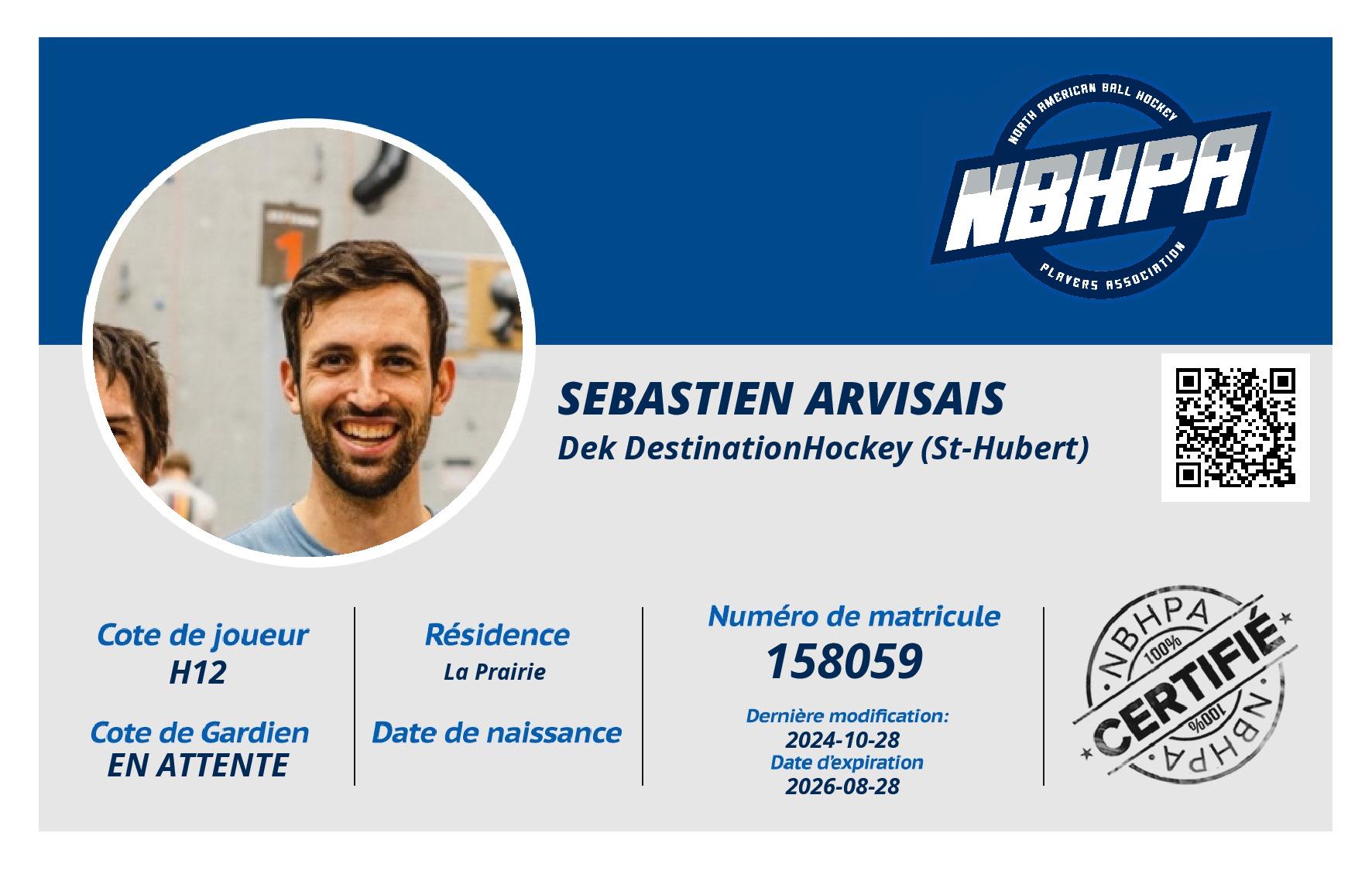 Sebastien Arvisais