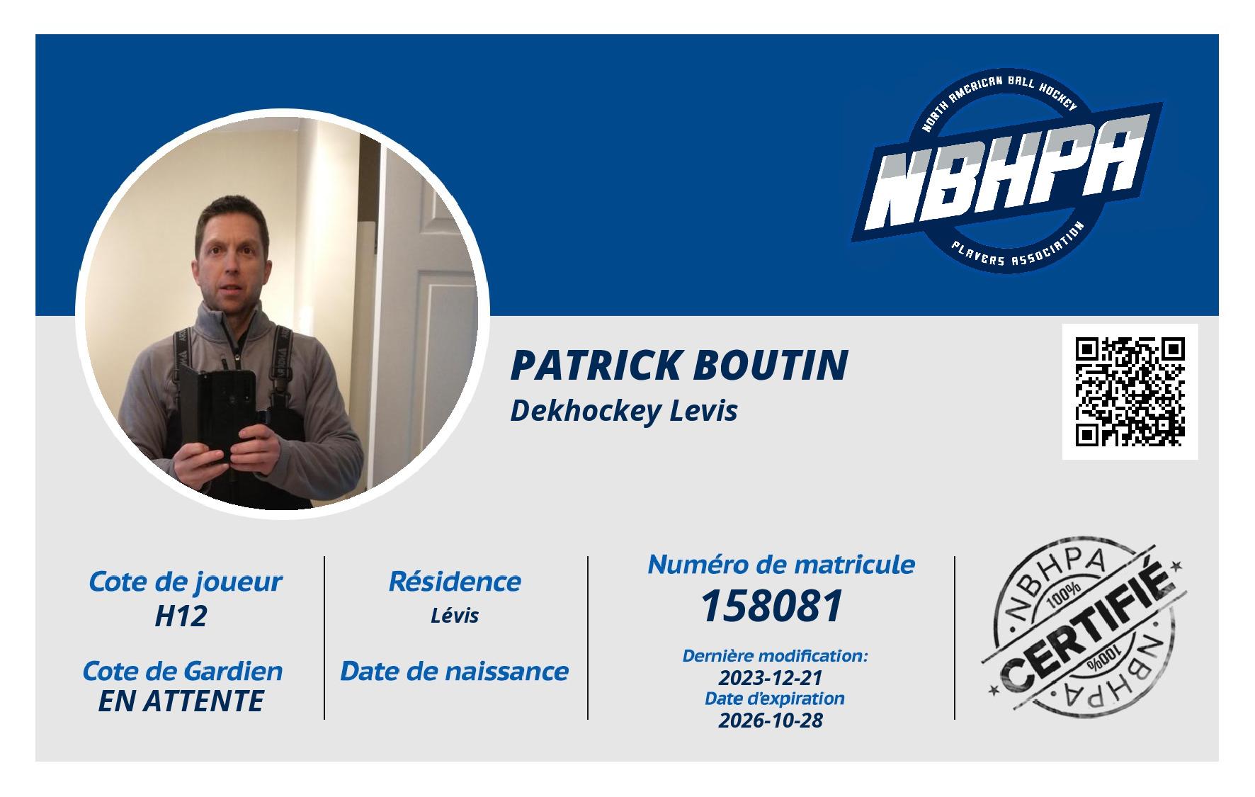 Patrick Boutin