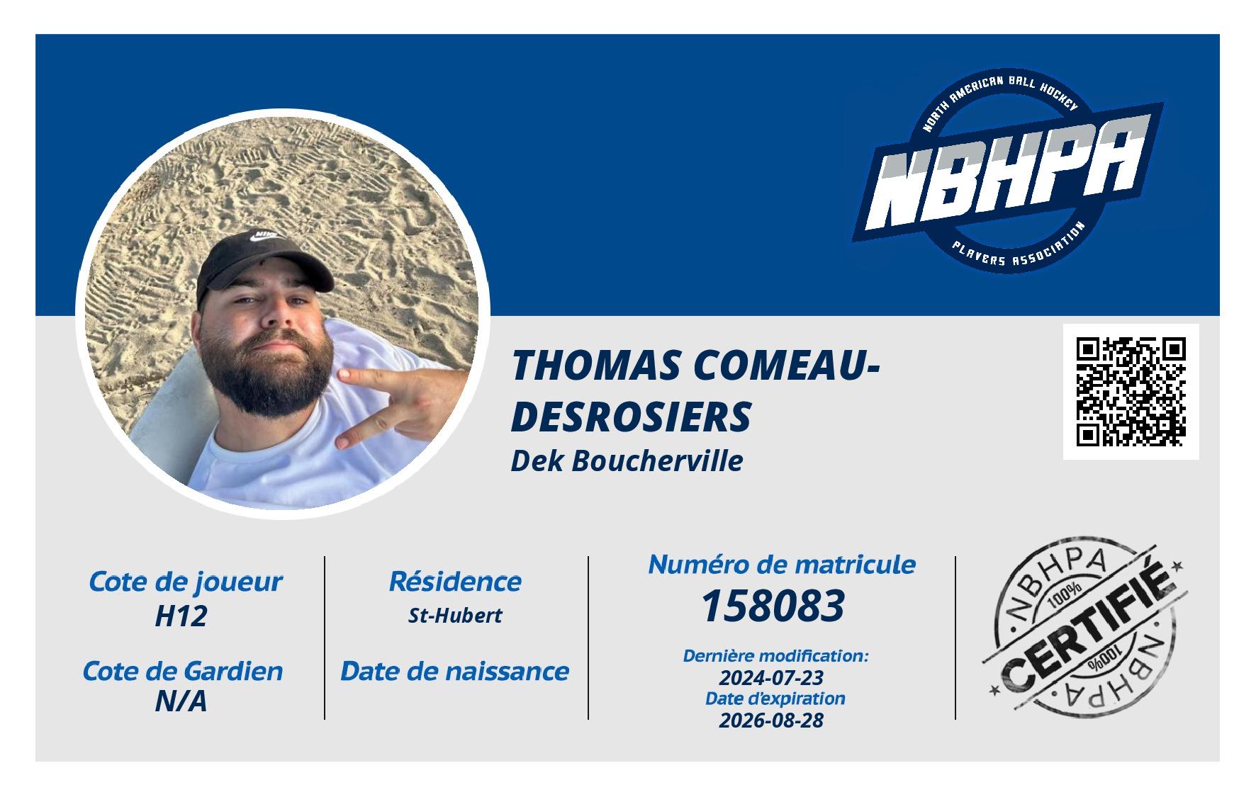 Thomas Comeau-Desrosiers
