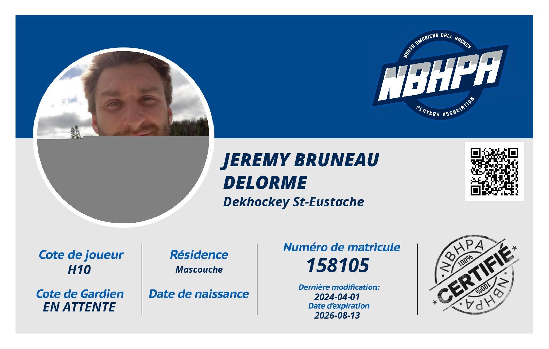 Jeremy Bruneau Delorme