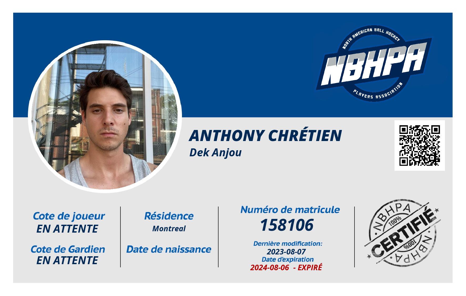 Anthony Chrétien