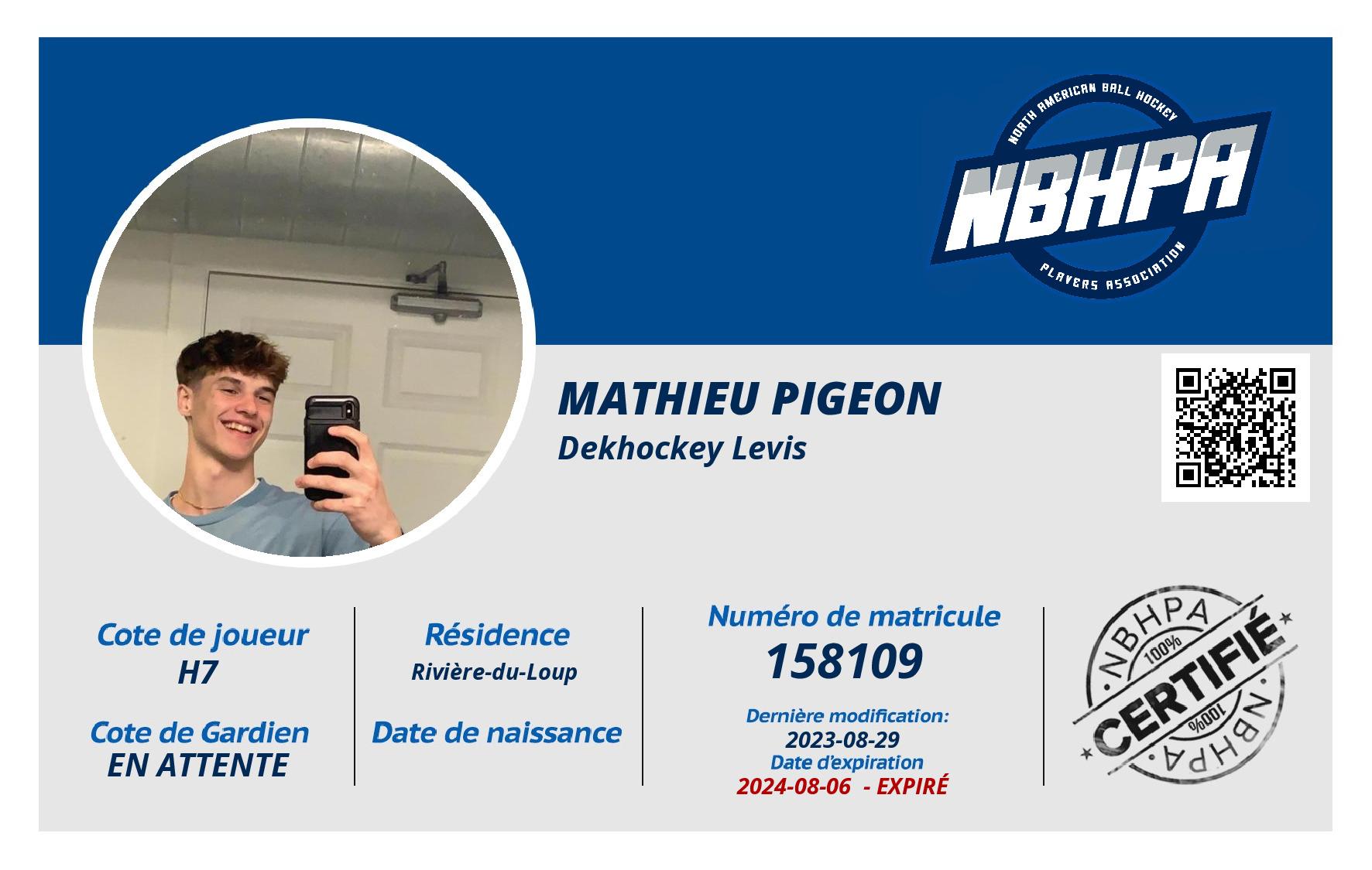 Mathieu Pigeon