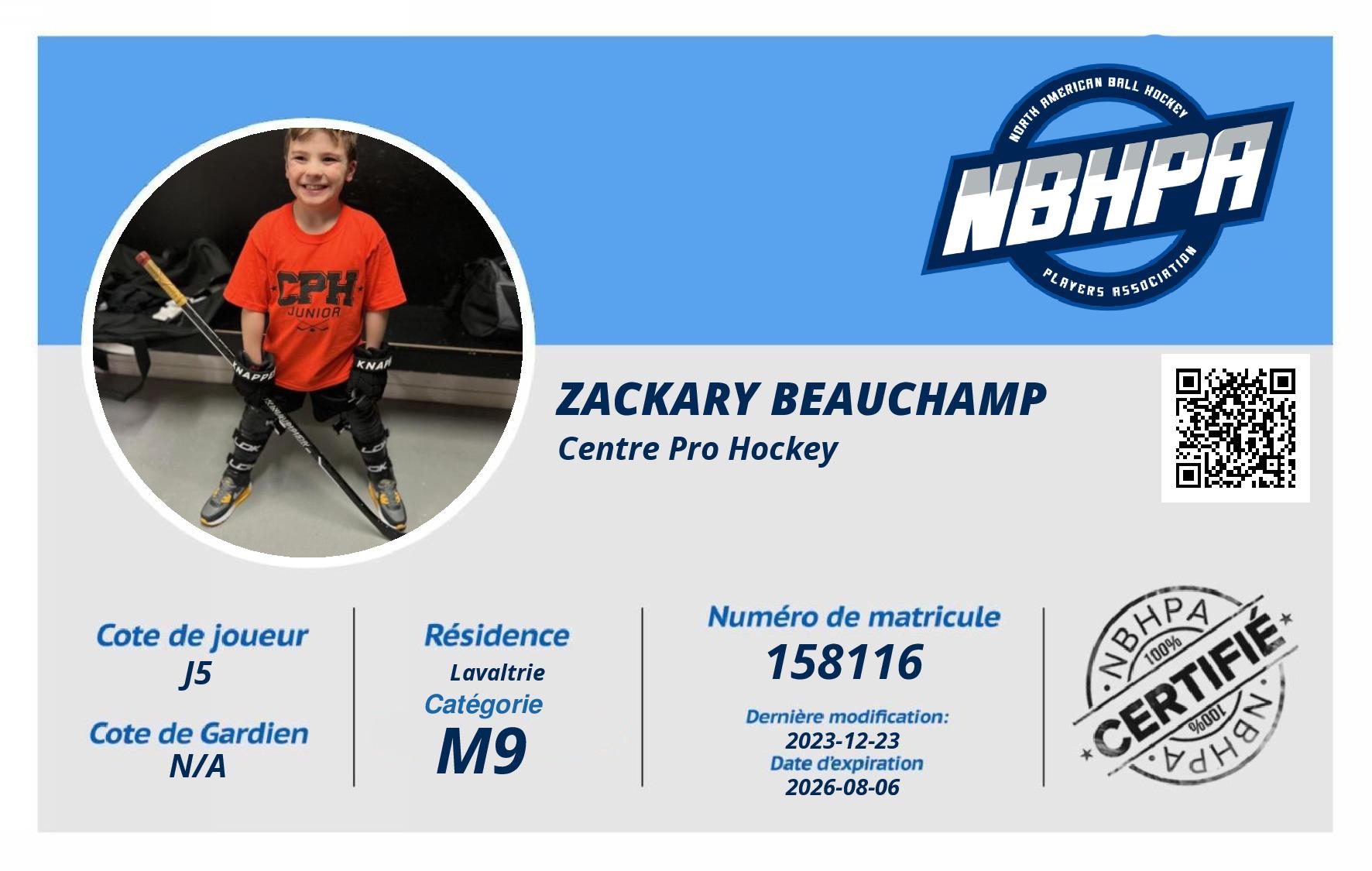 Zackary Beauchamp
