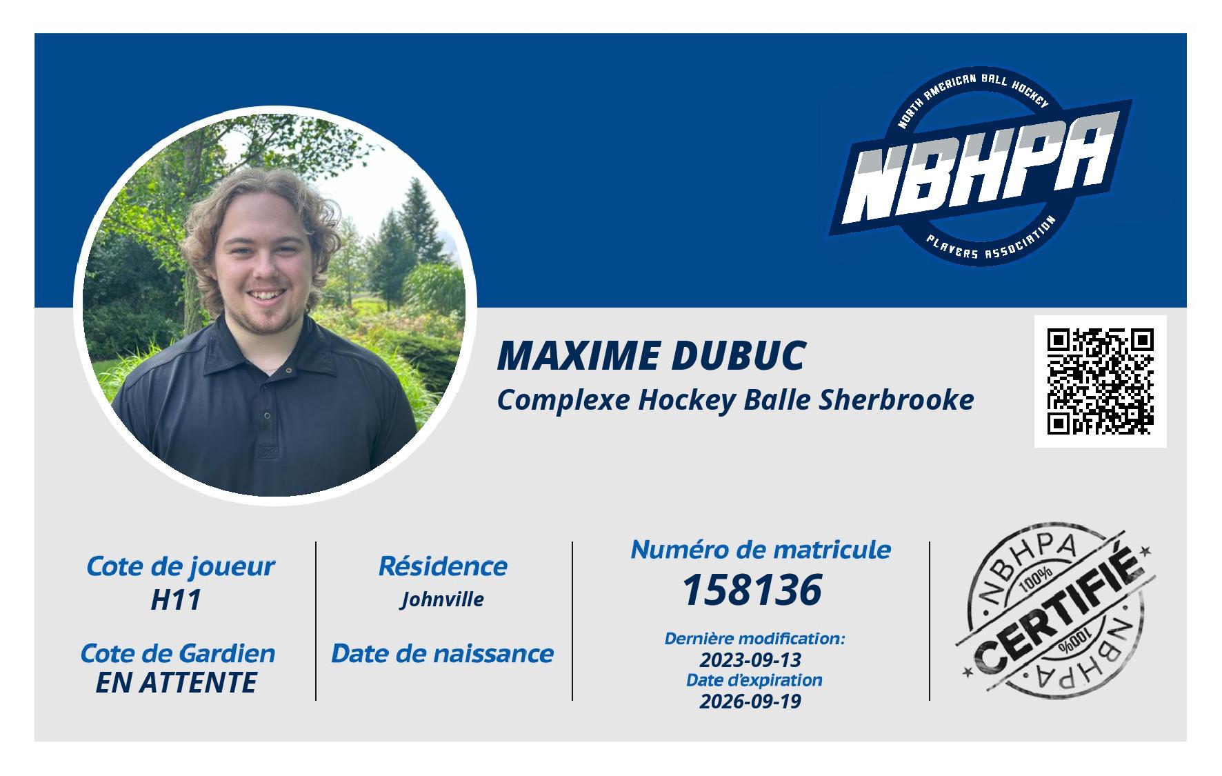 Maxime Dubuc