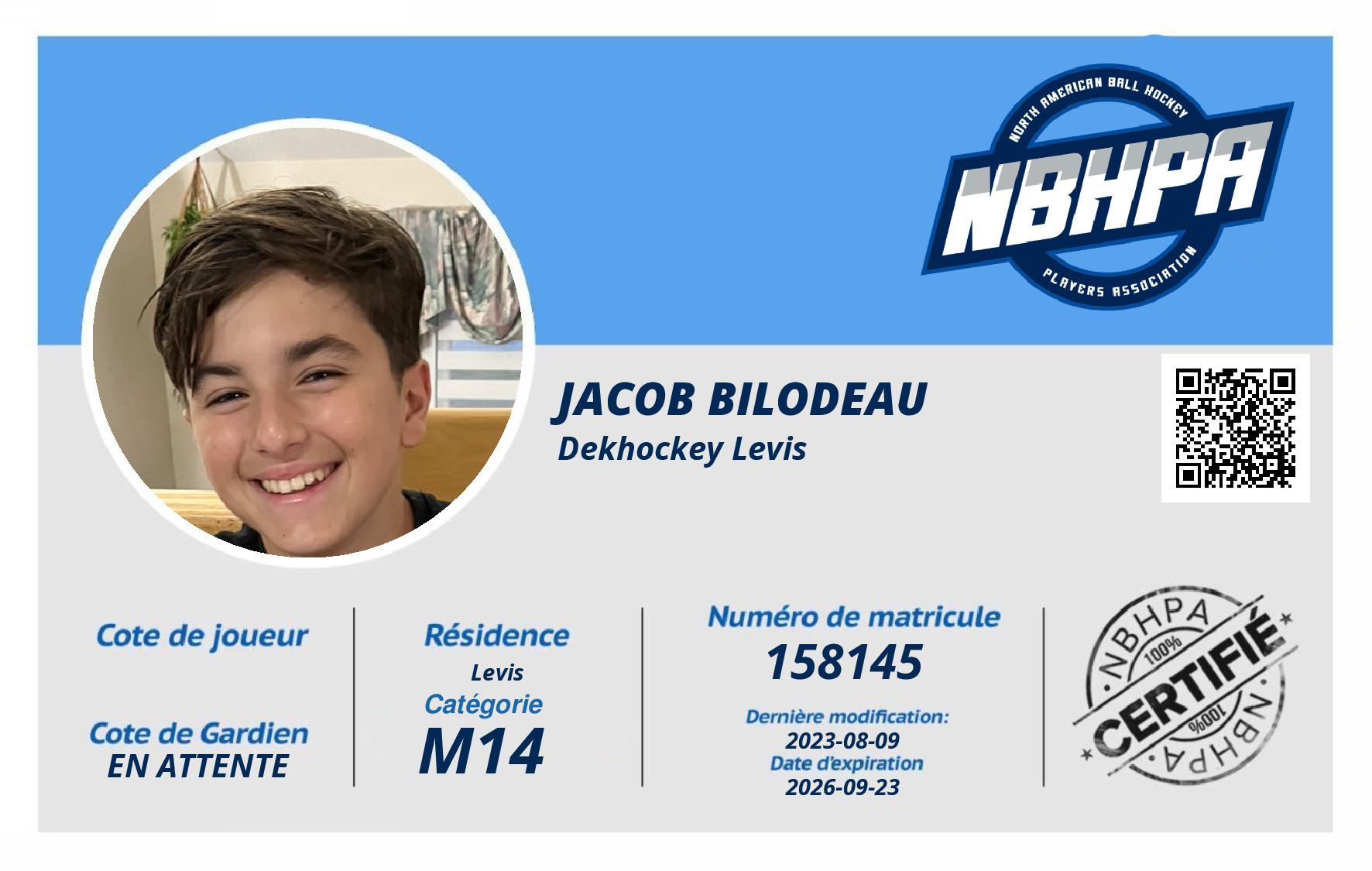 Jacob Bilodeau