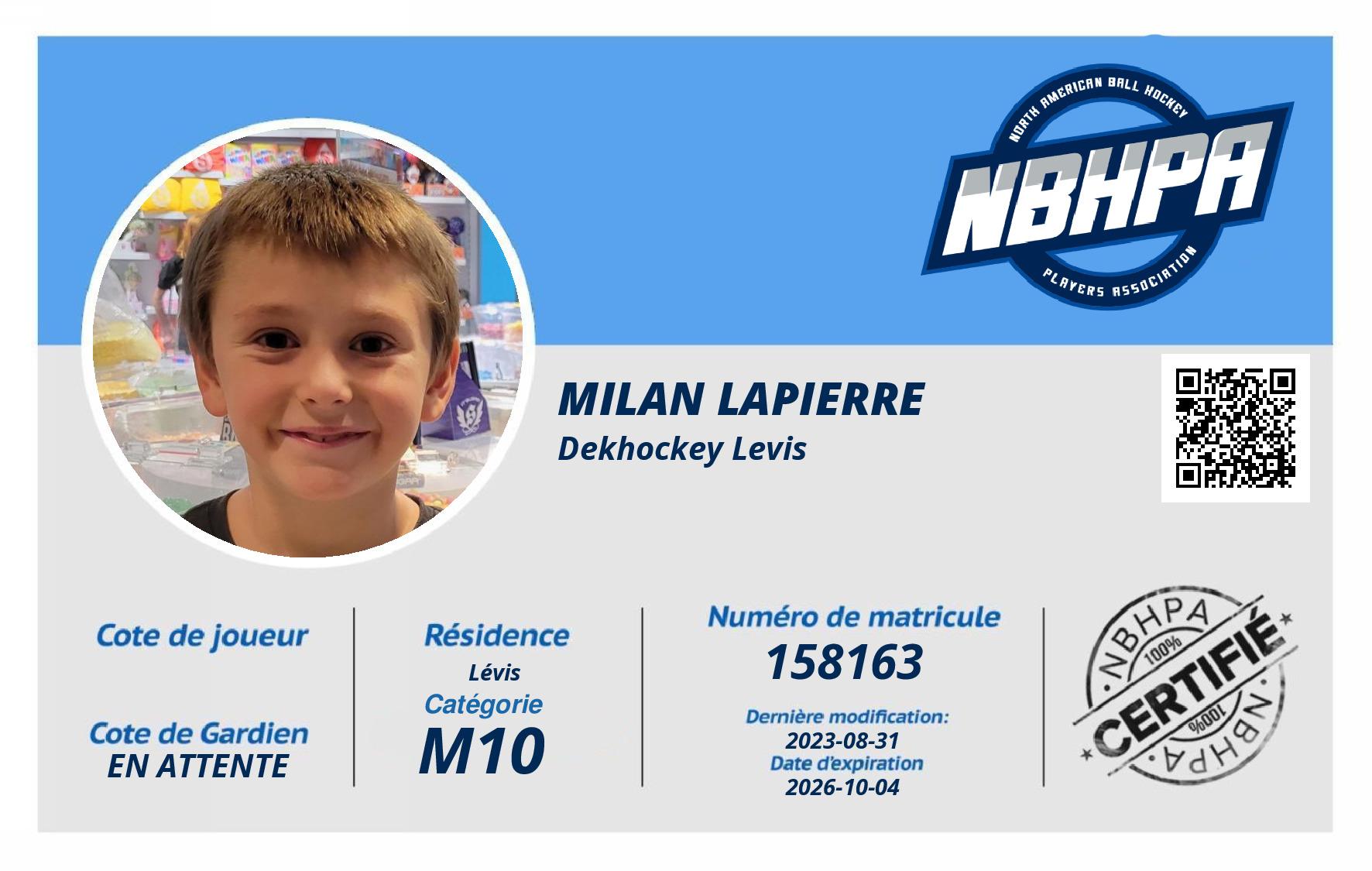 Milan Lapierre