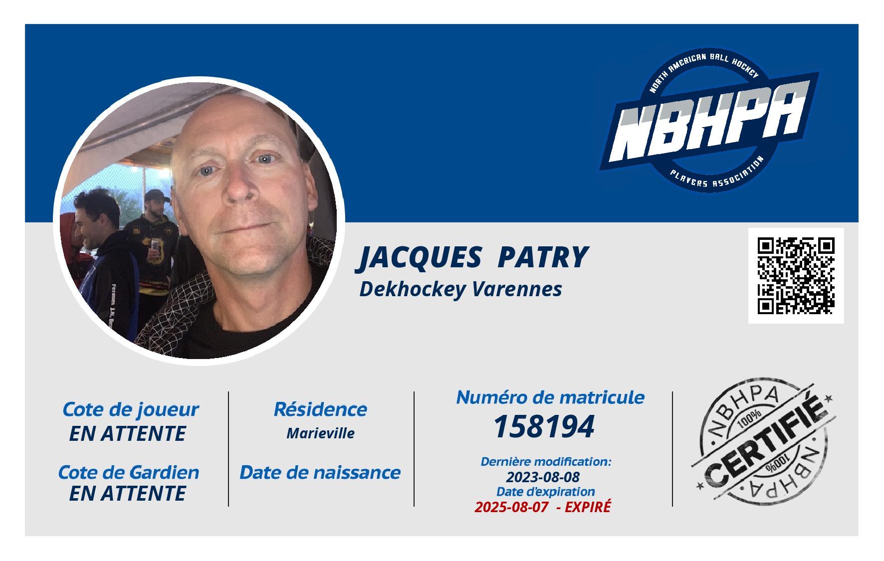 Jacques  Patry