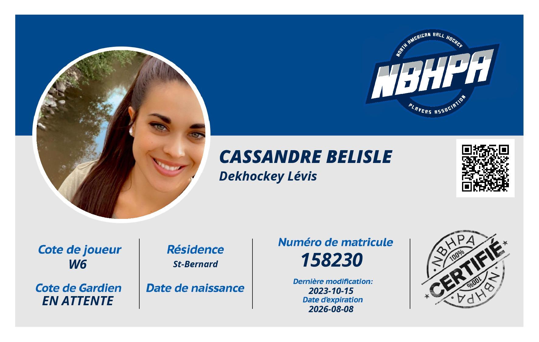 Cassandre Belisle