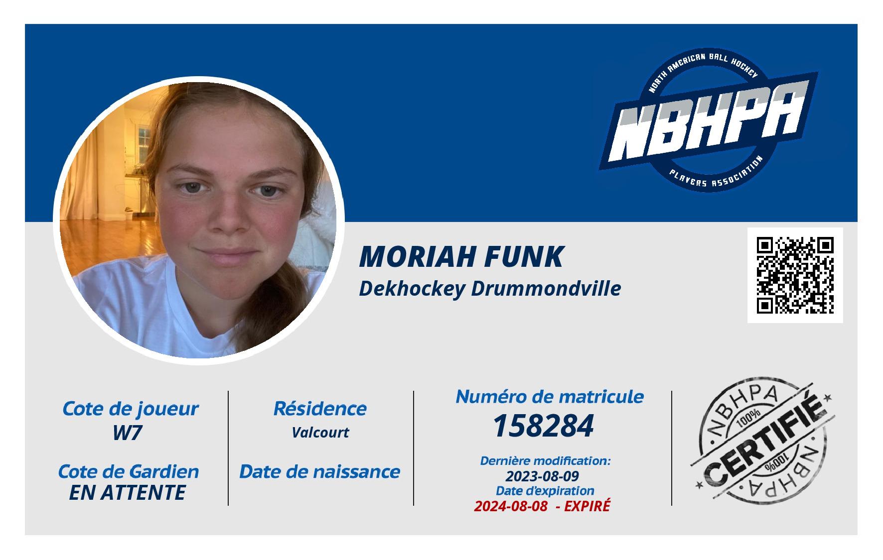 Moriah Funk