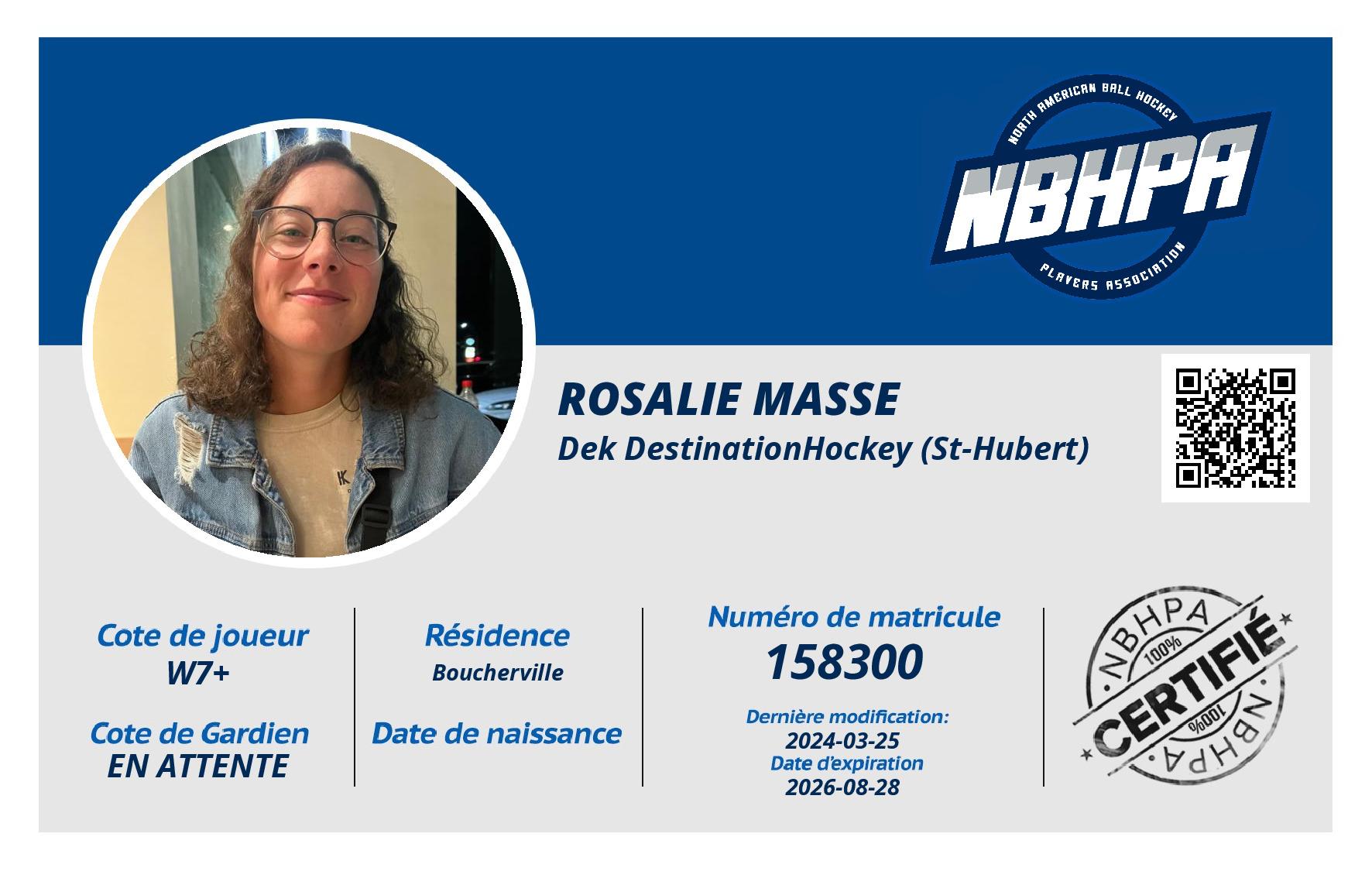 Rosalie Masse