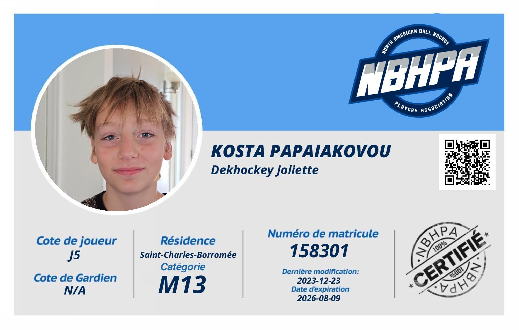 Kosta Papaiakovou