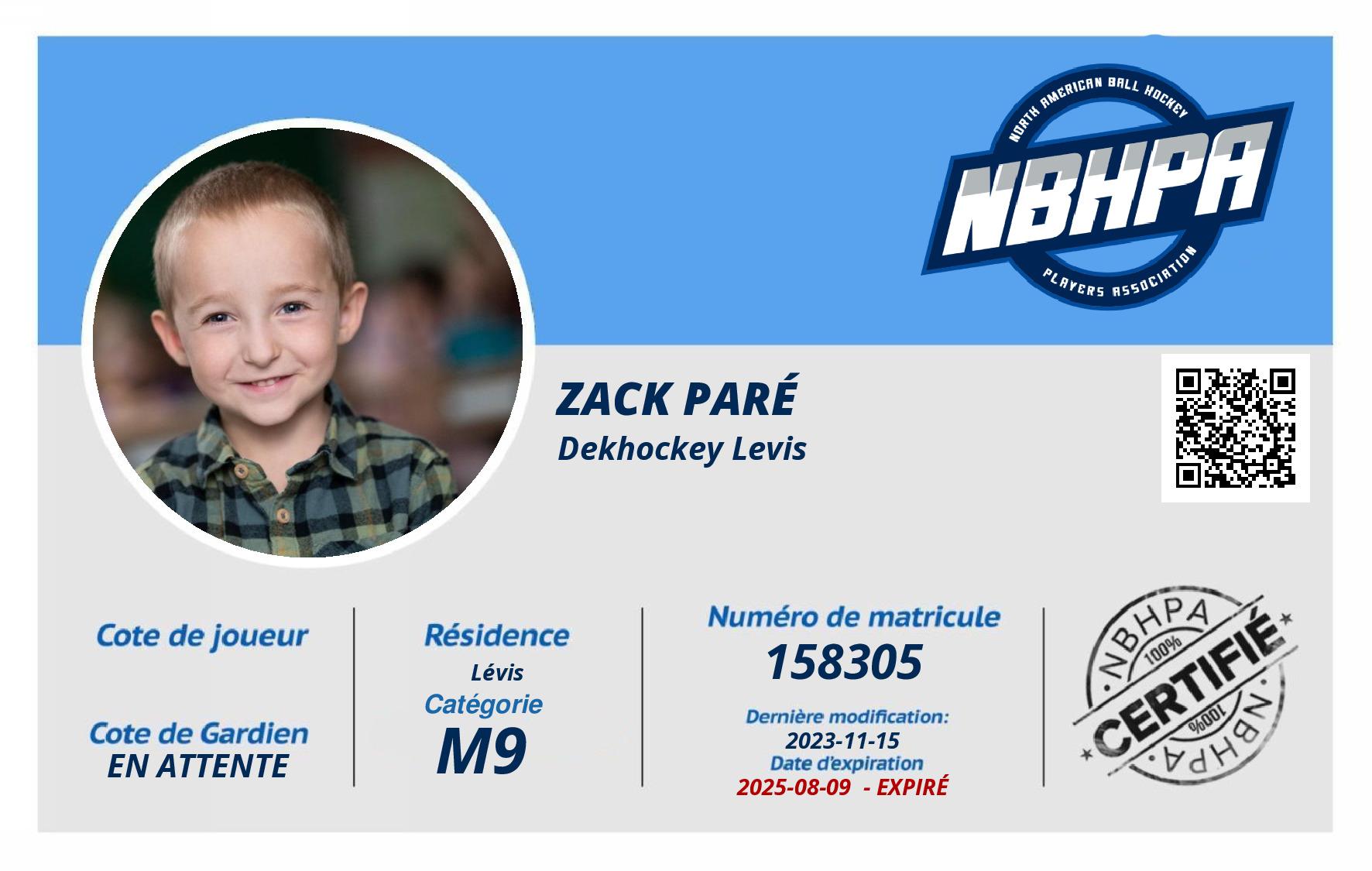 Zack Paré