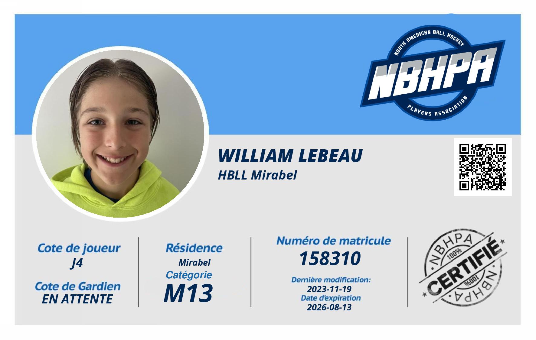 William Lebeau