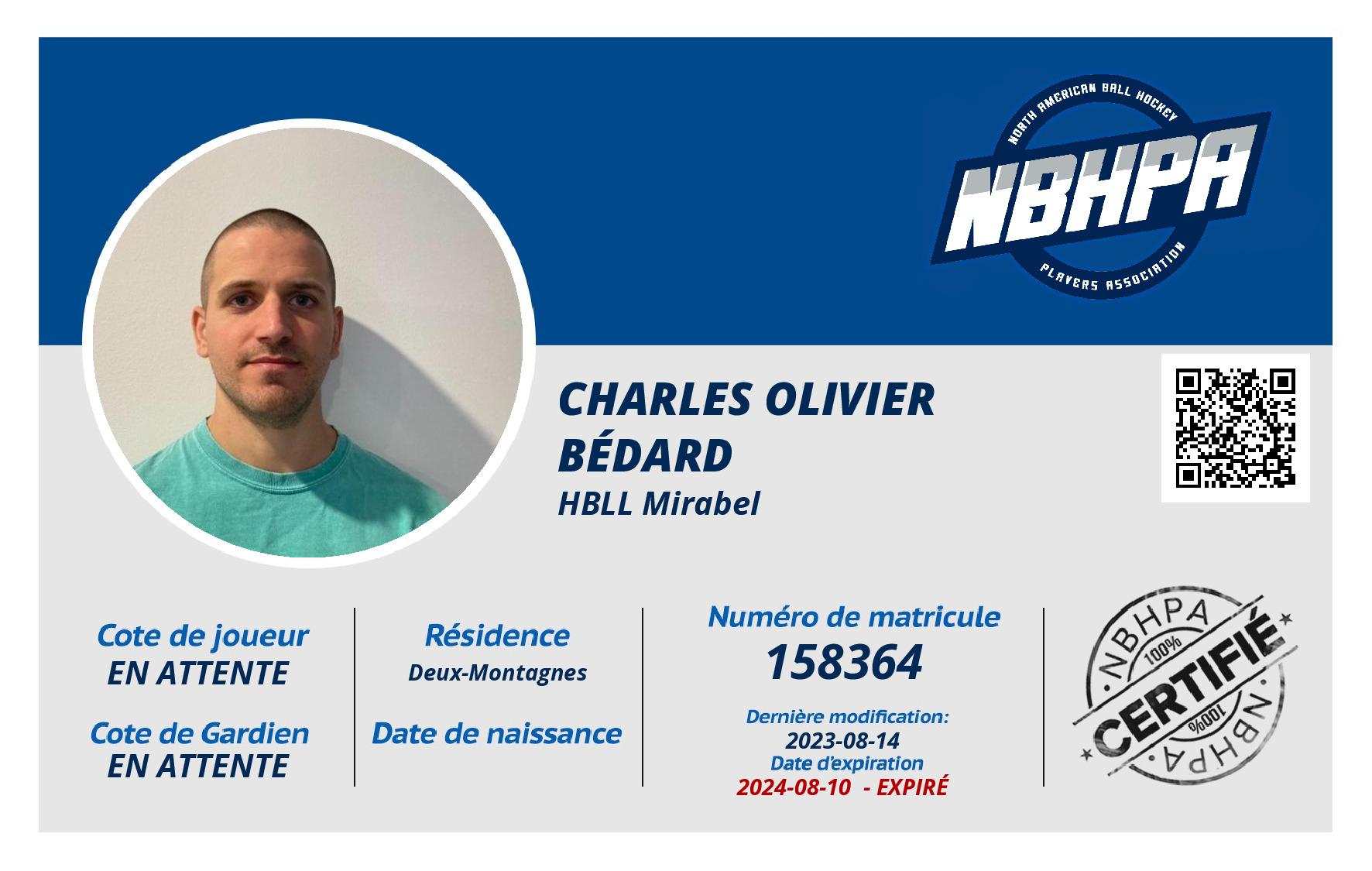 Charles Olivier Bédard