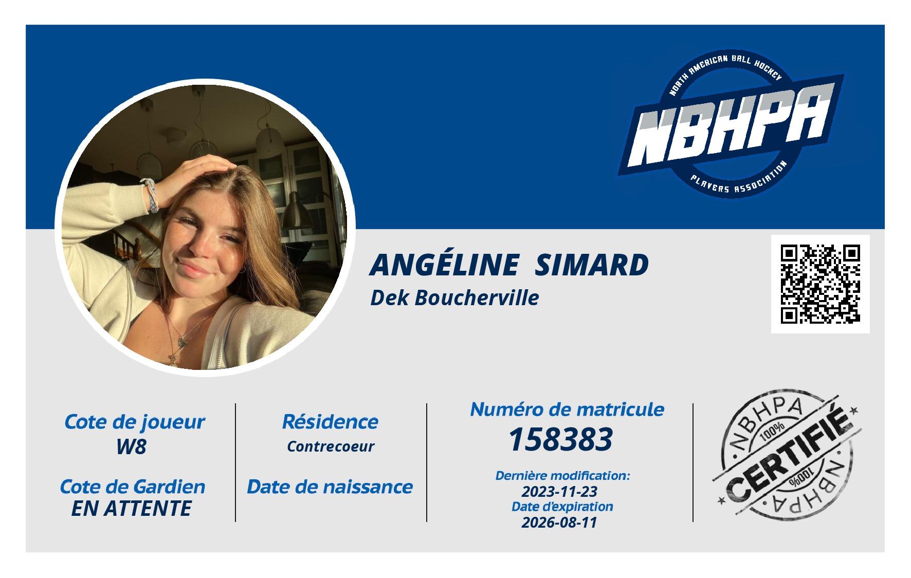 Angéline  Simard