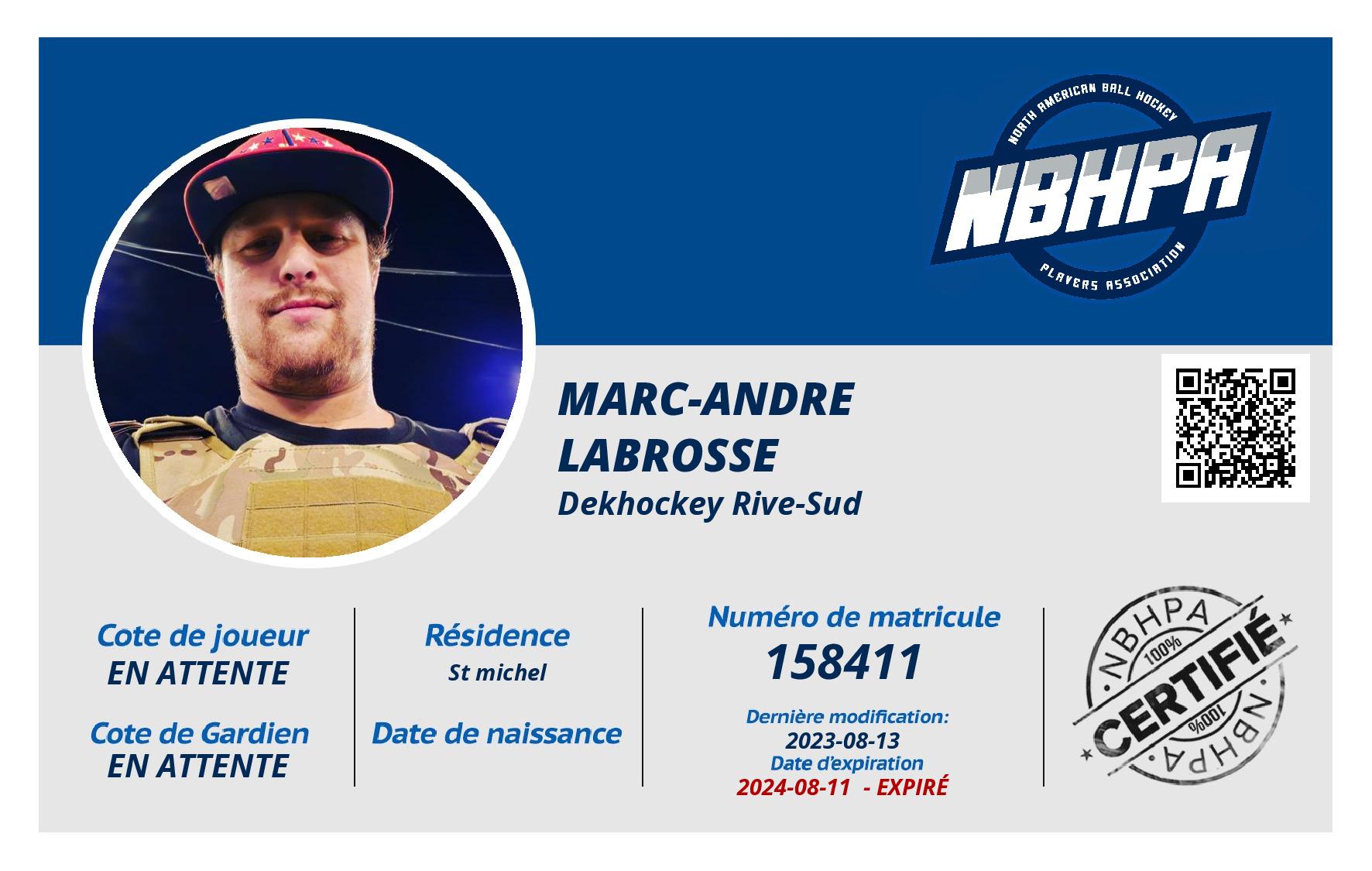 Marc-andre  Labrosse