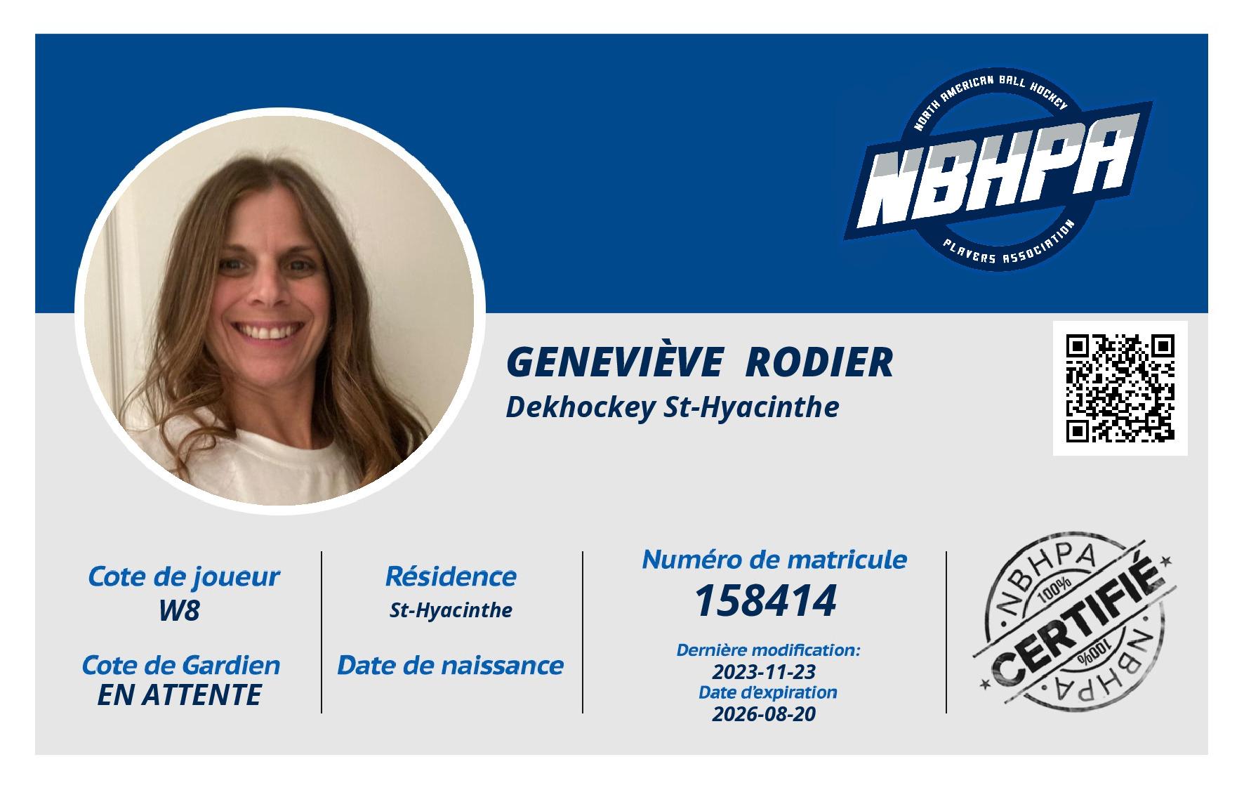Geneviève  Rodier 