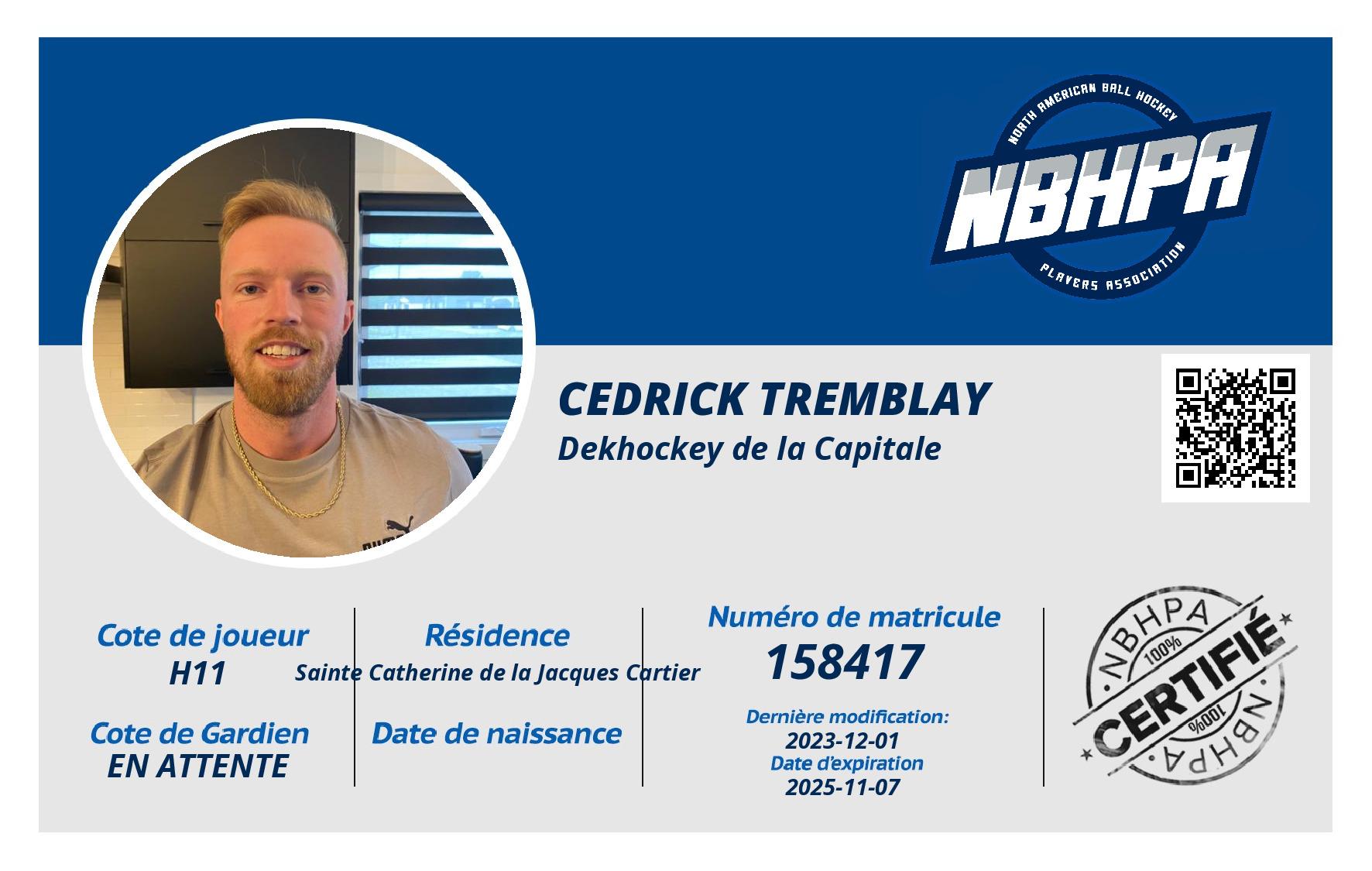 Cedrick Tremblay