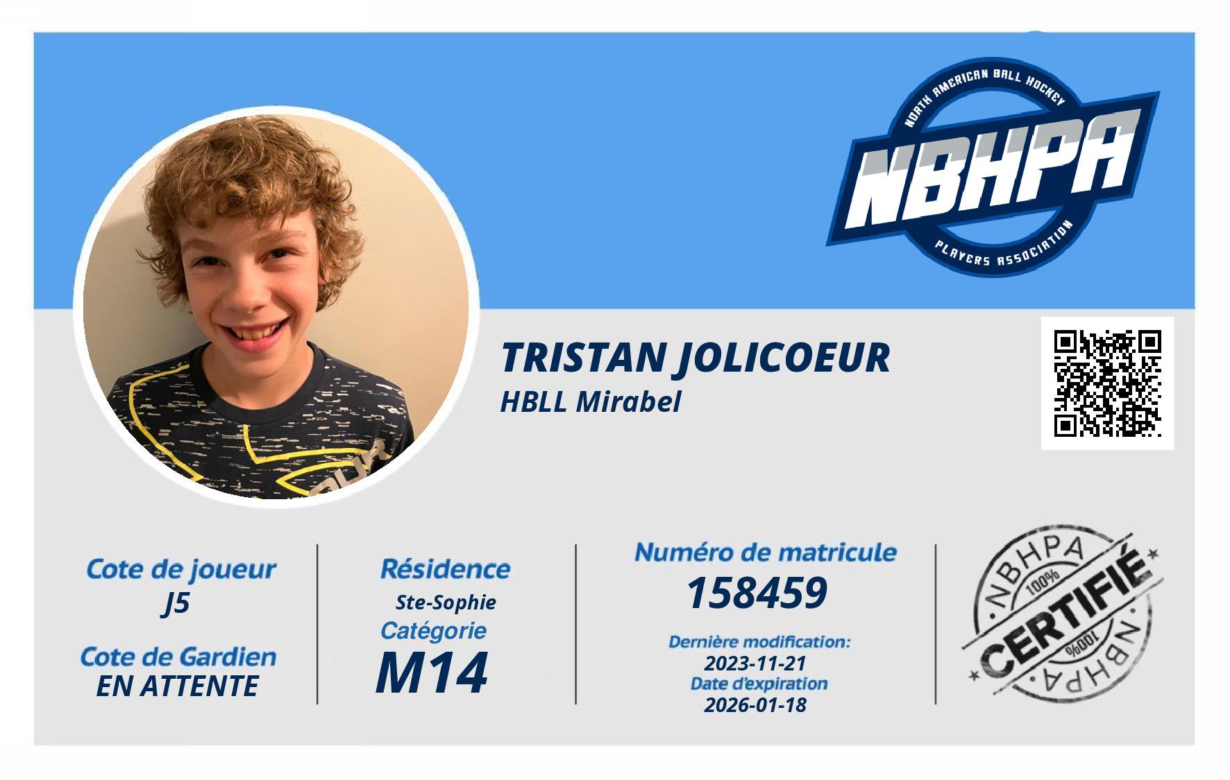 Tristan Jolicoeur