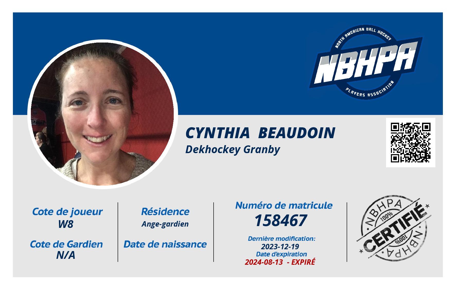 Cynthia  Beaudoin