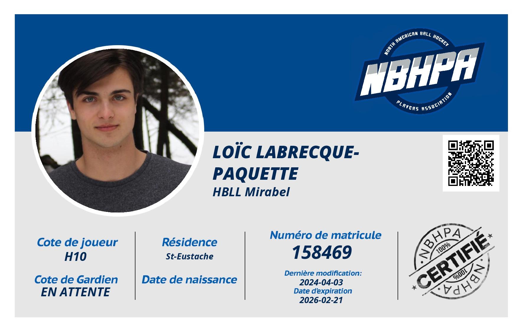 Loïc Labrecque-Paquette