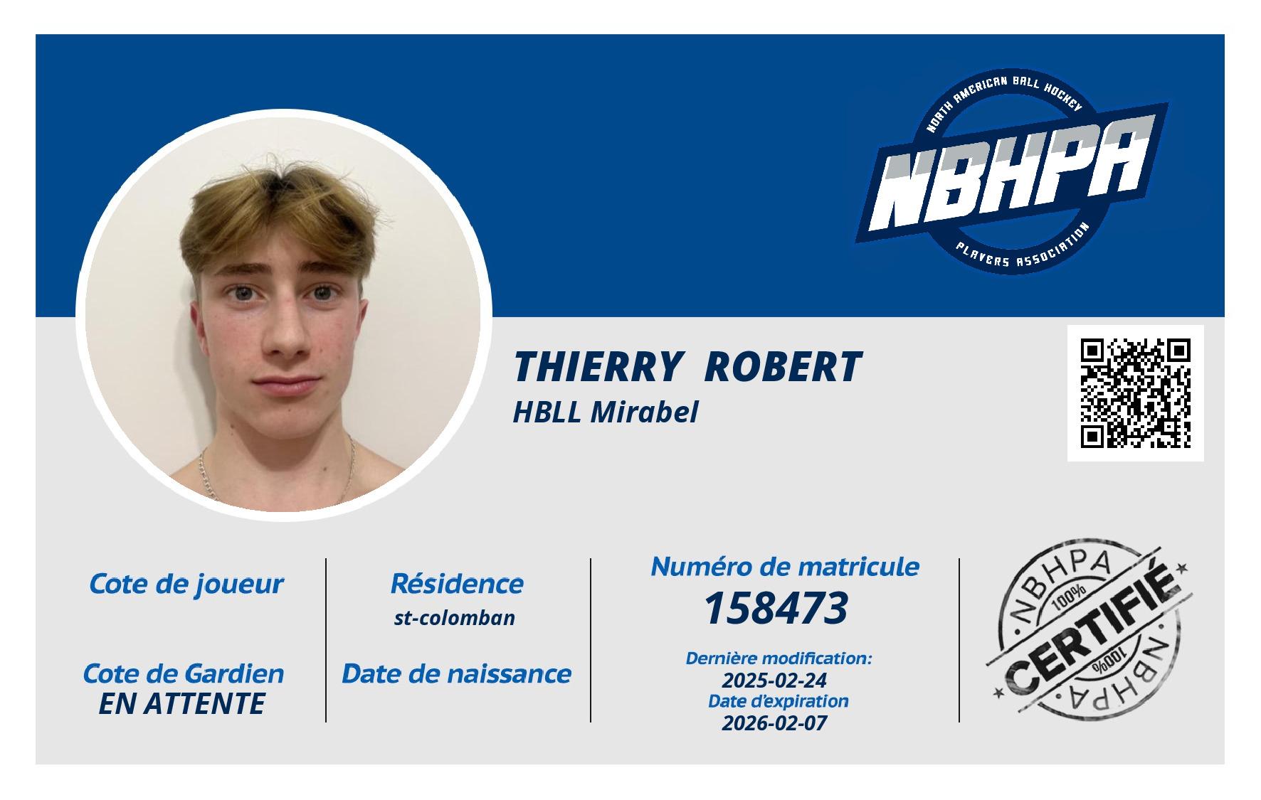 Thierry  Robert