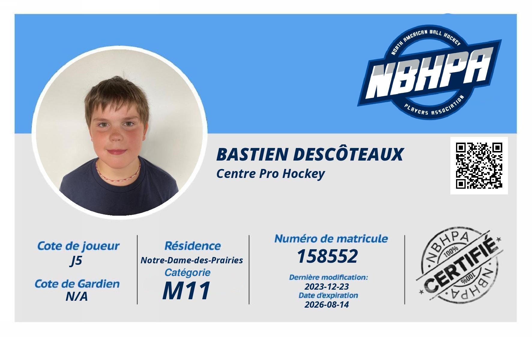 Bastien Descôteaux 