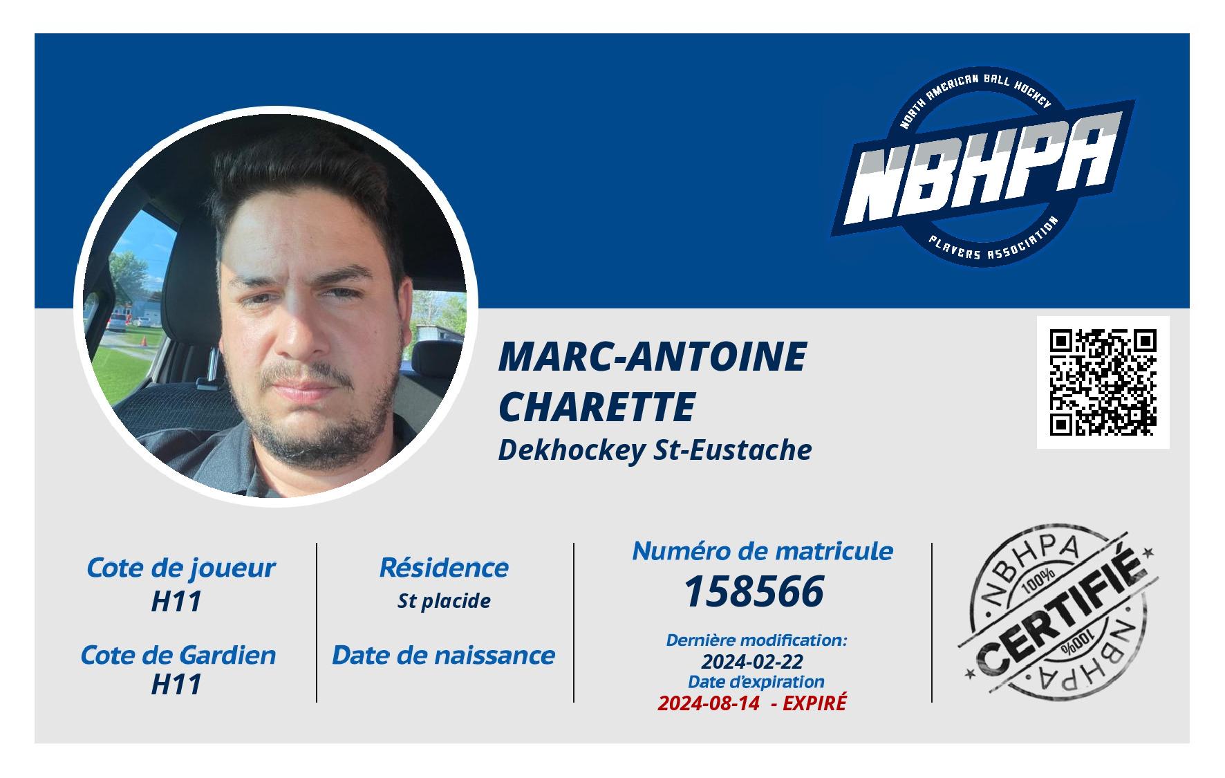 Marc-antoine Charette