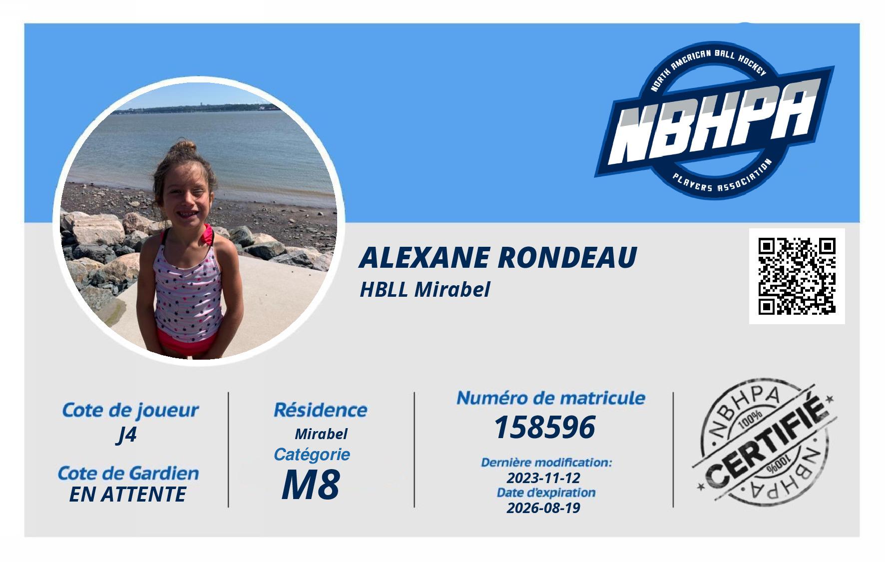Alexane Rondeau