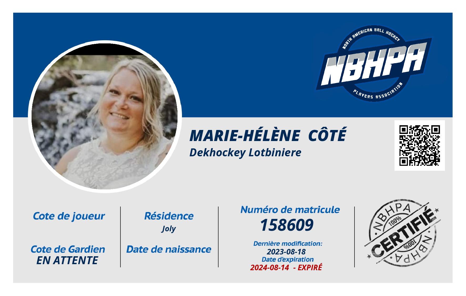 Marie-Hélène  Côté 