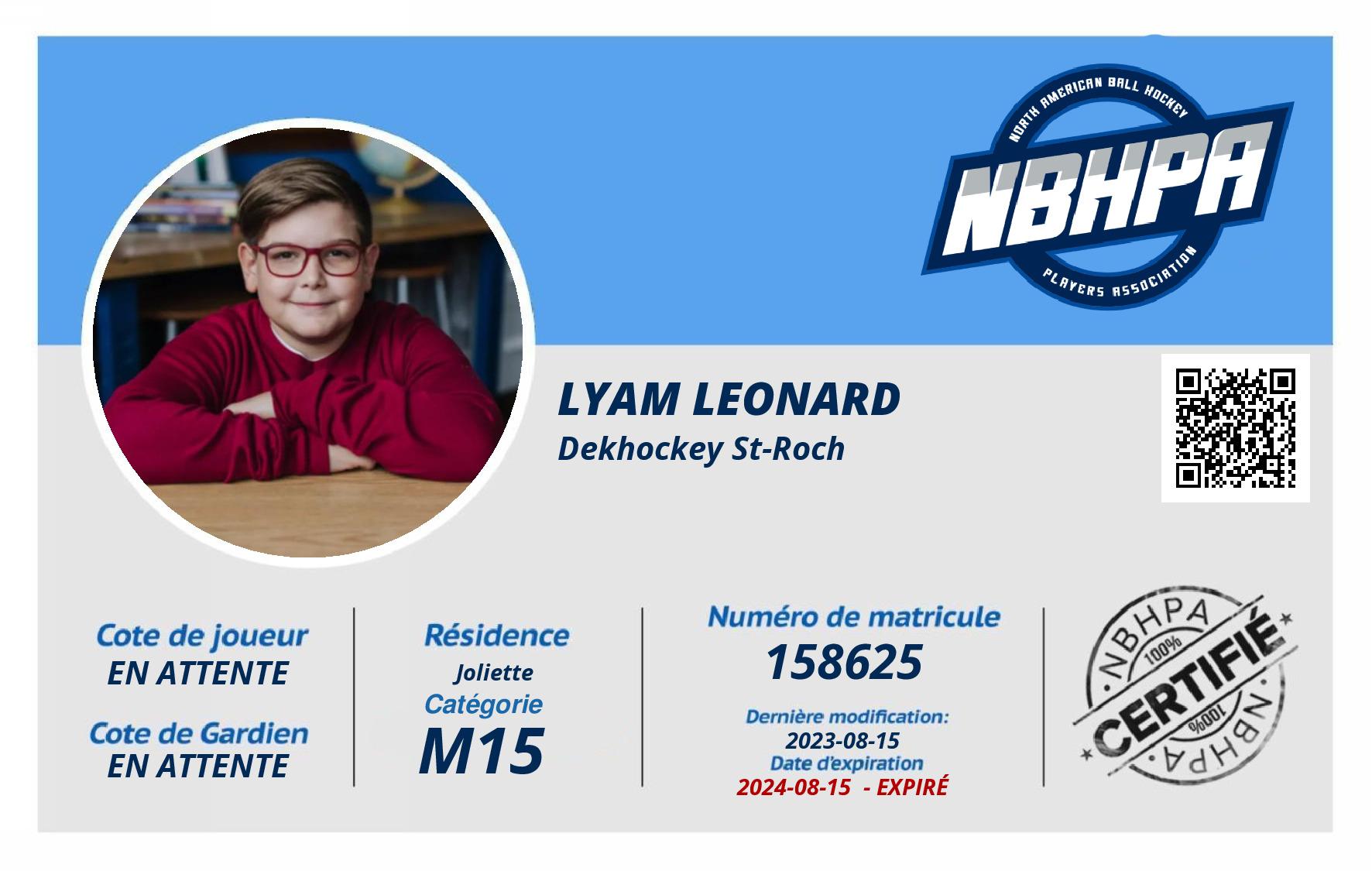 Lyam Leonard 