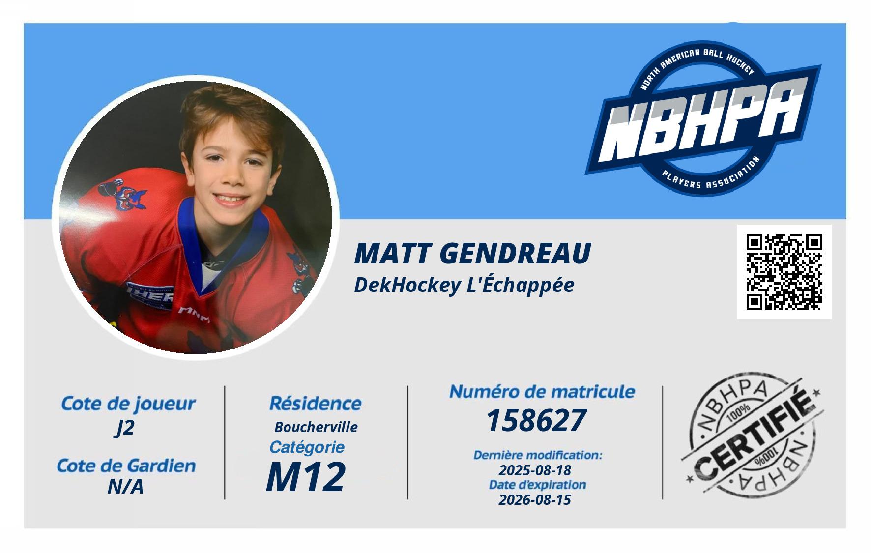 Matt Gendreau