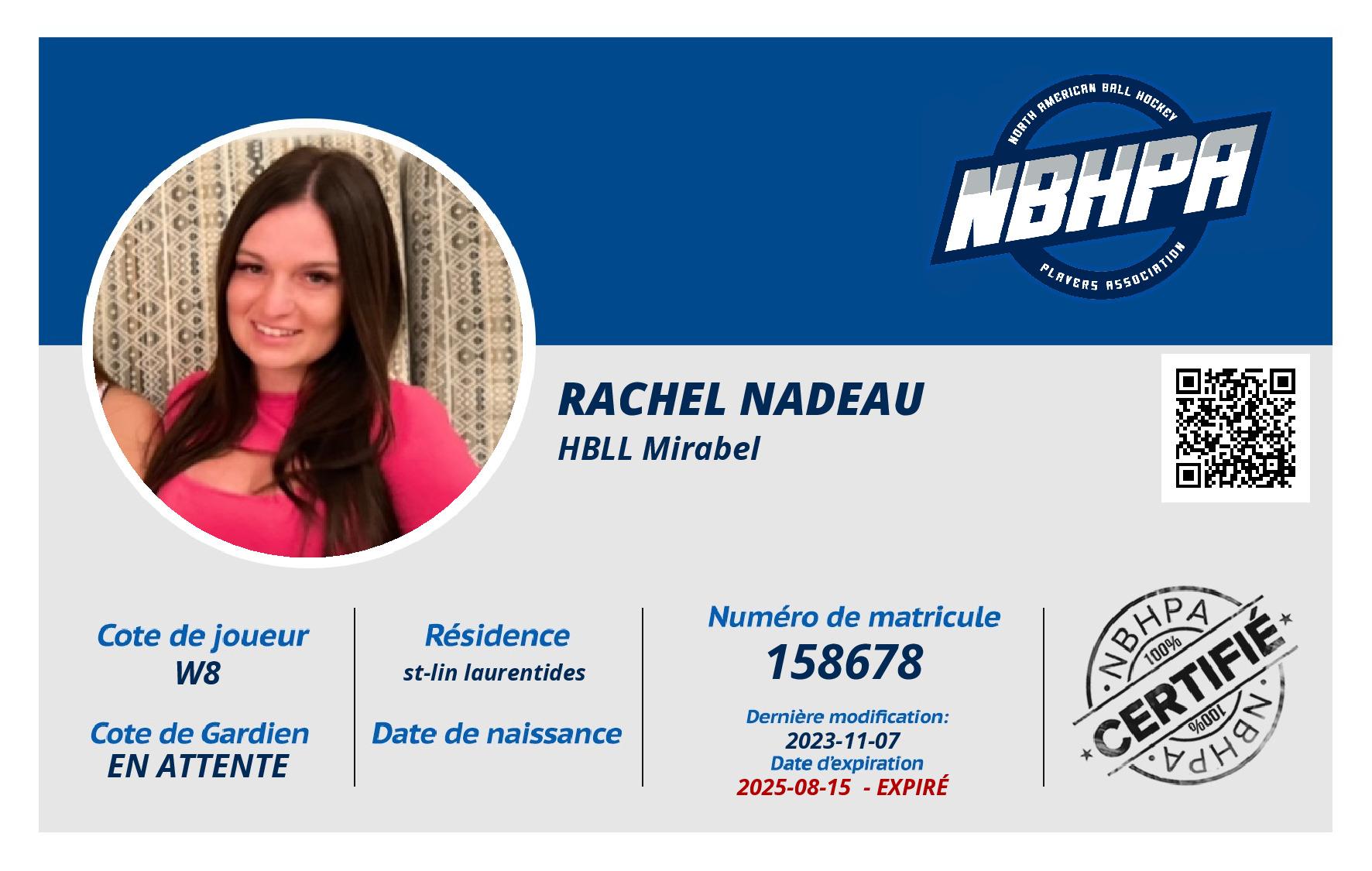 Rachel Nadeau