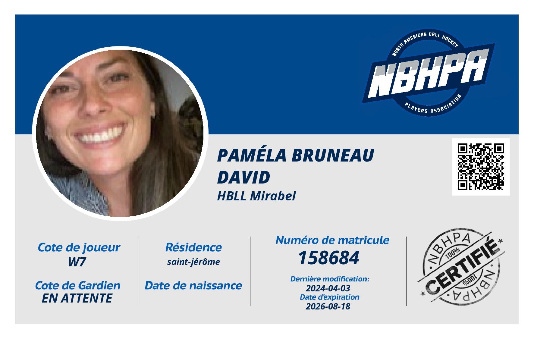 Paméla Bruneau David