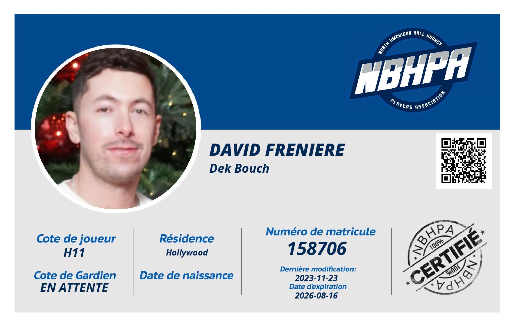 David Freniere