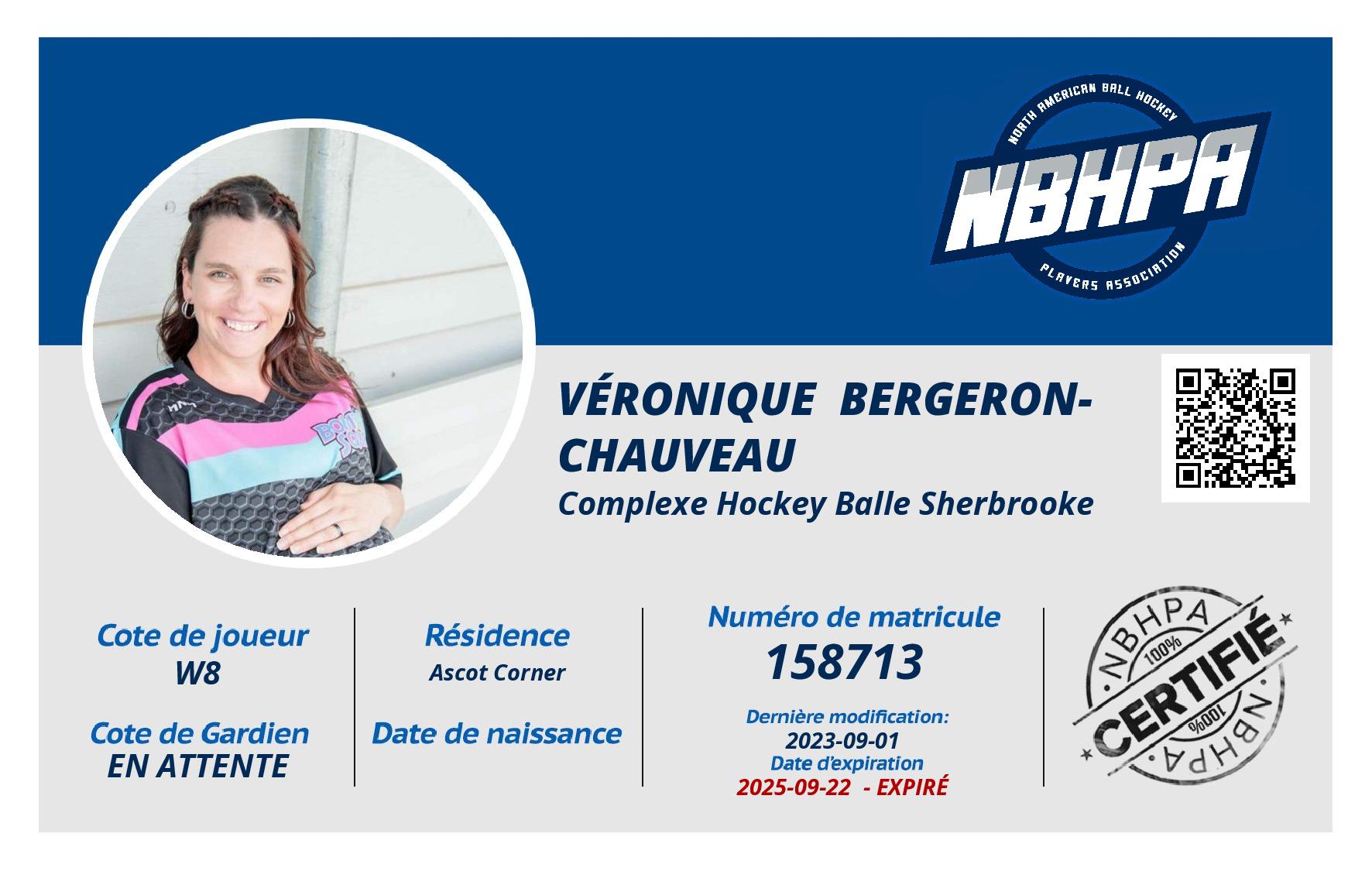 Véronique  Bergeron-Chauveau
