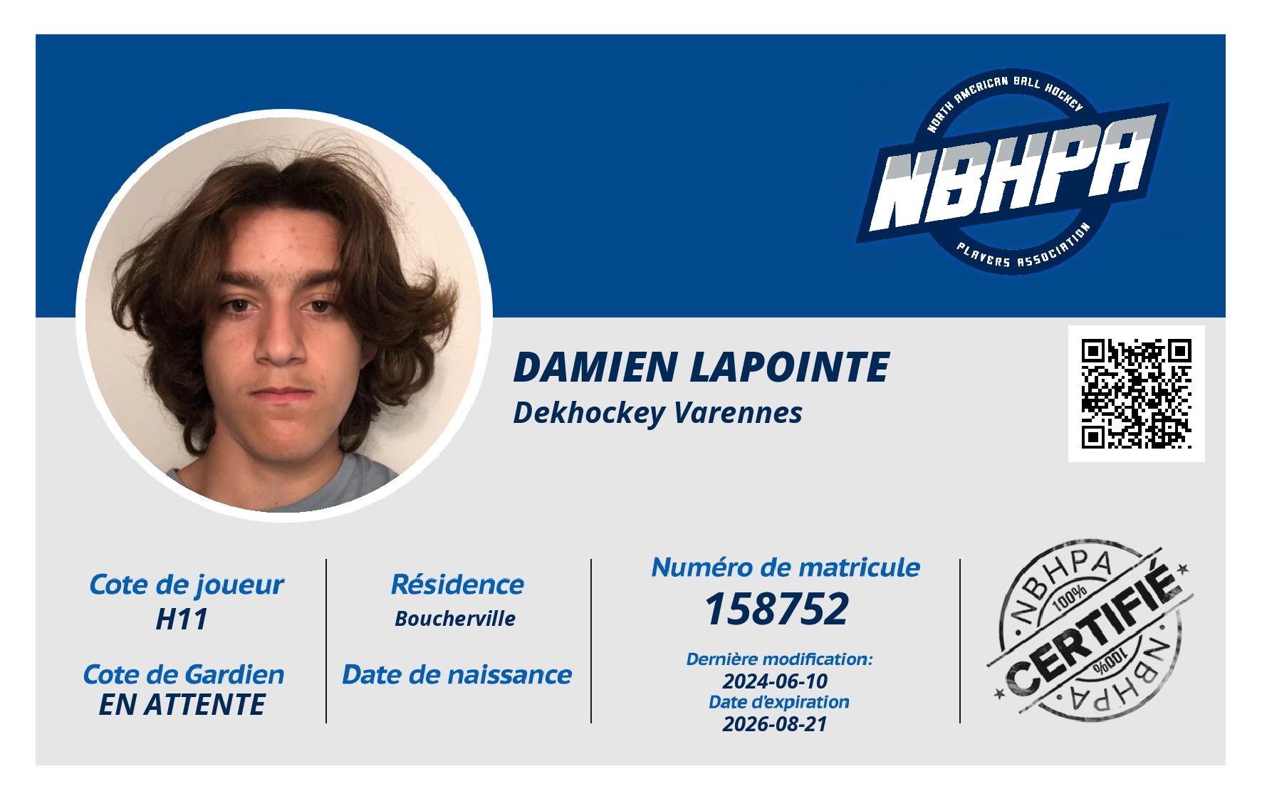 Damien Lapointe