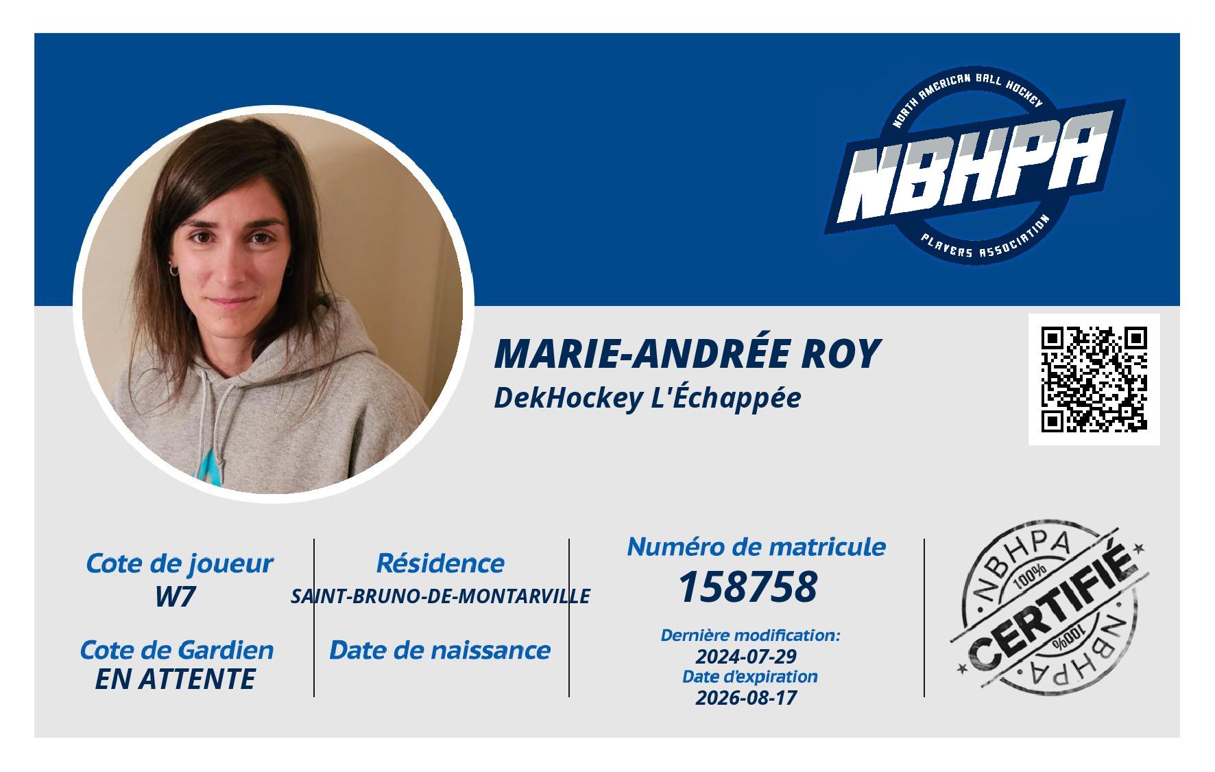 Marie-Andrée Roy