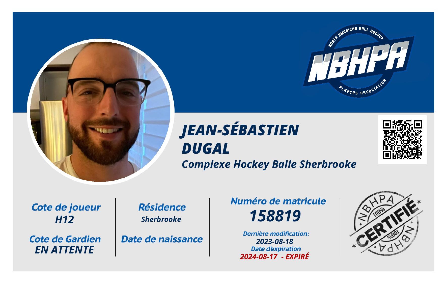 Jean-Sébastien  Dugal