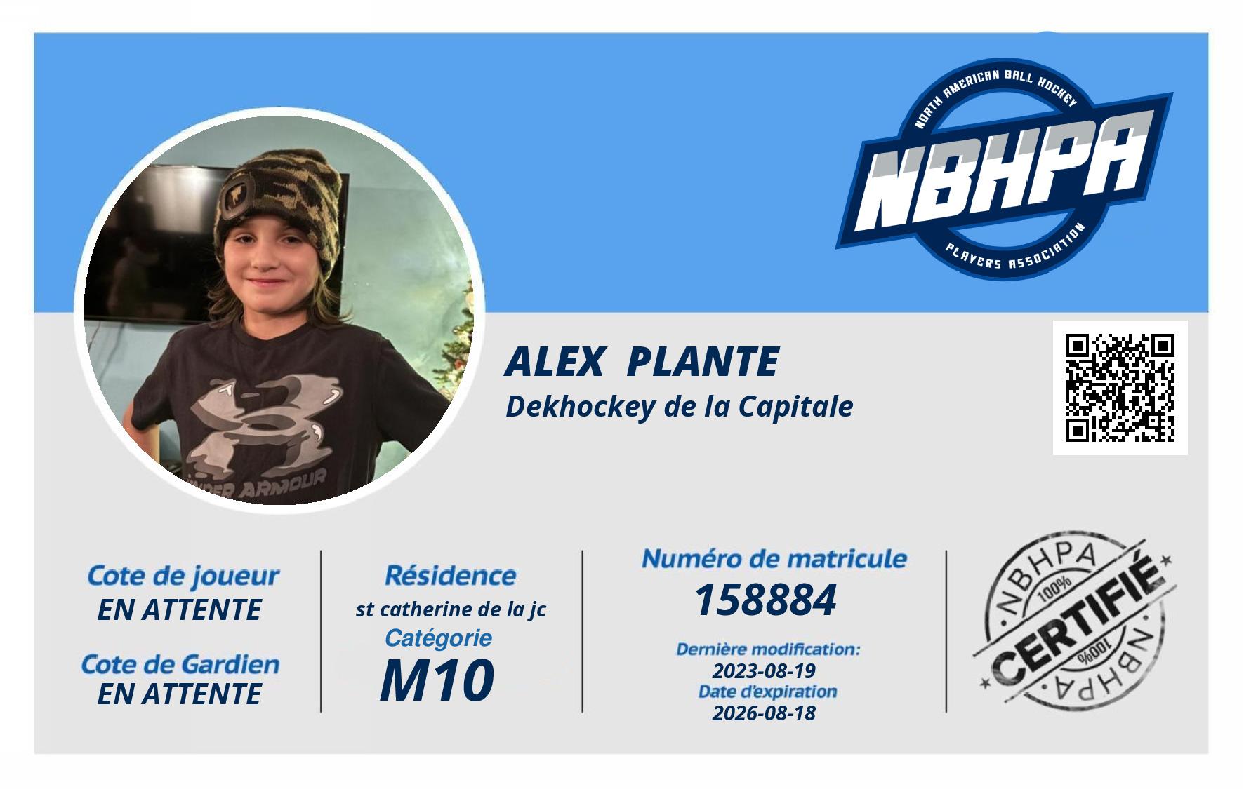Alex  Plante