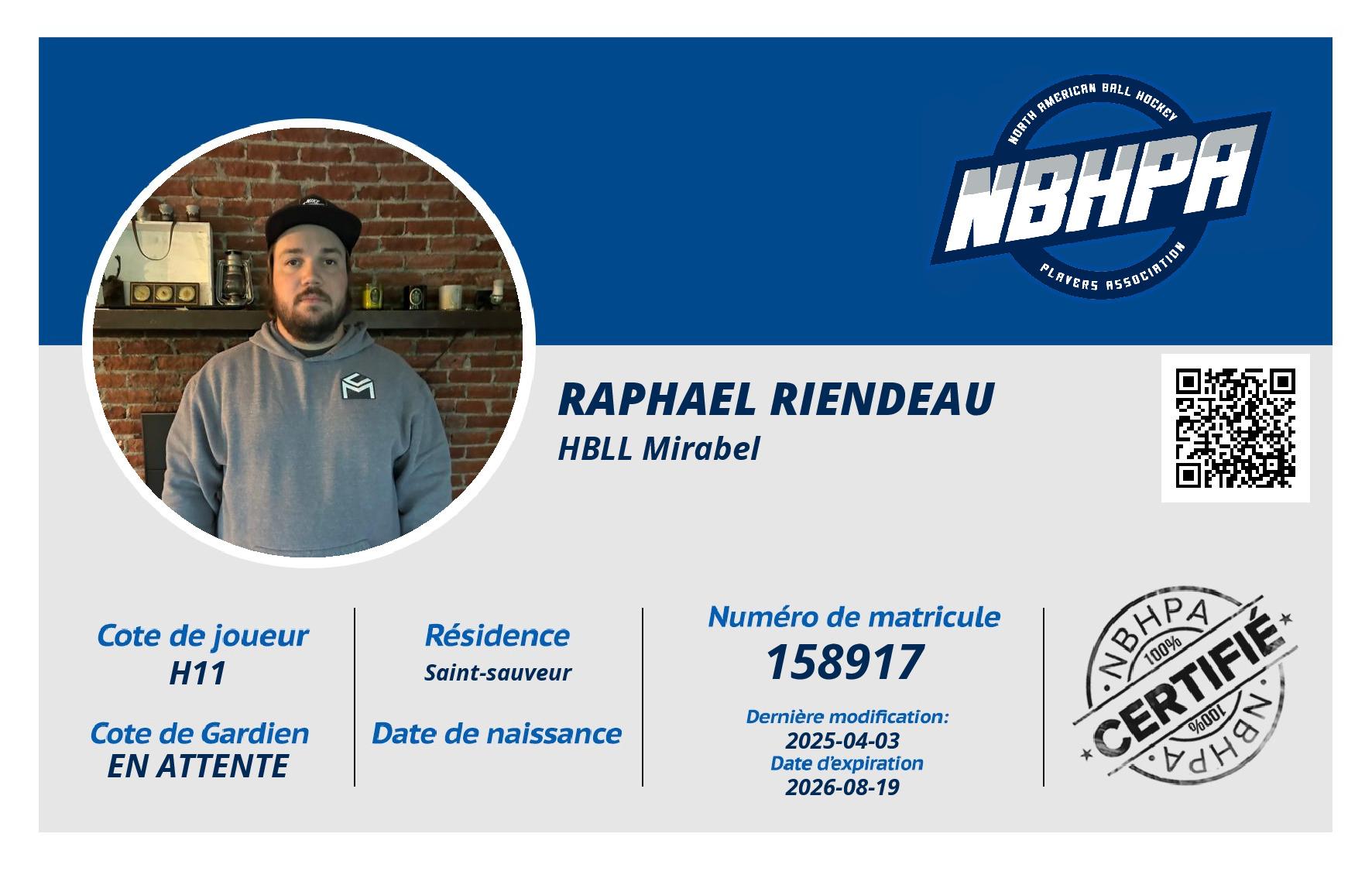 Raphael Riendeau
