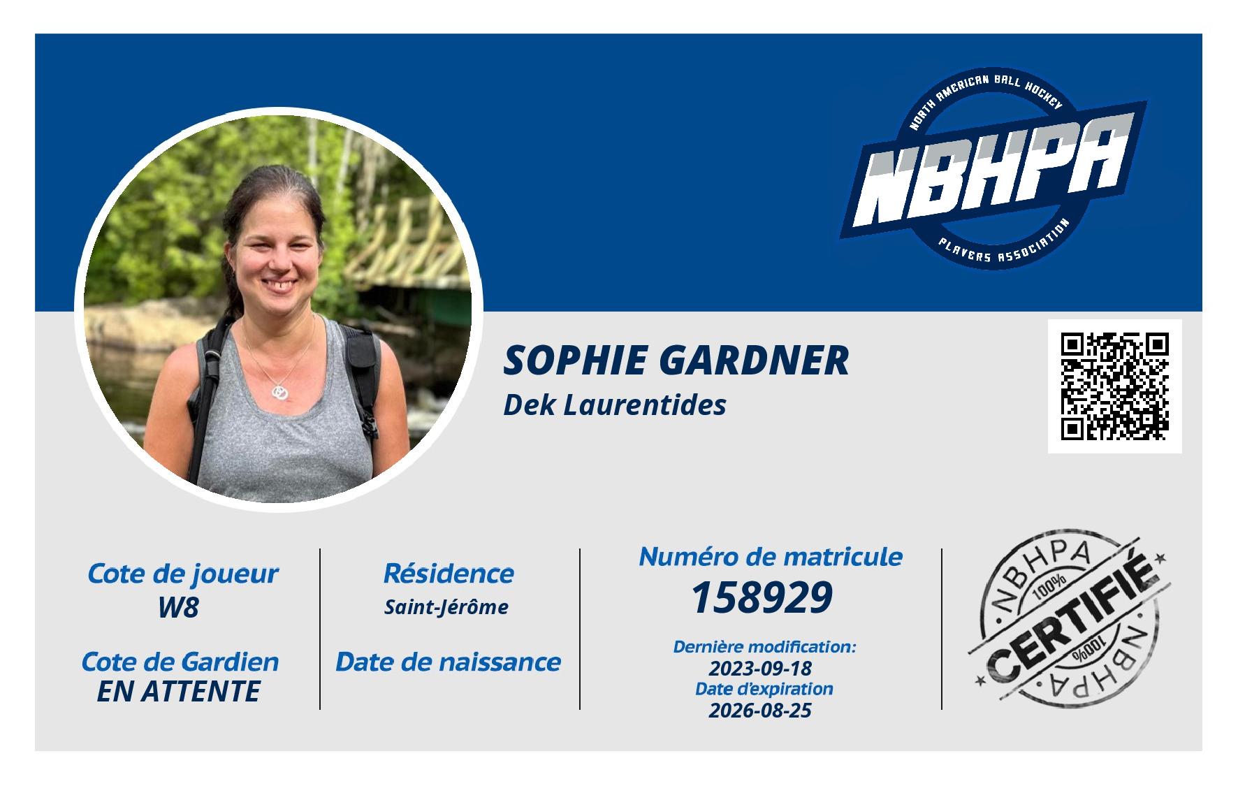 Sophie Gardner