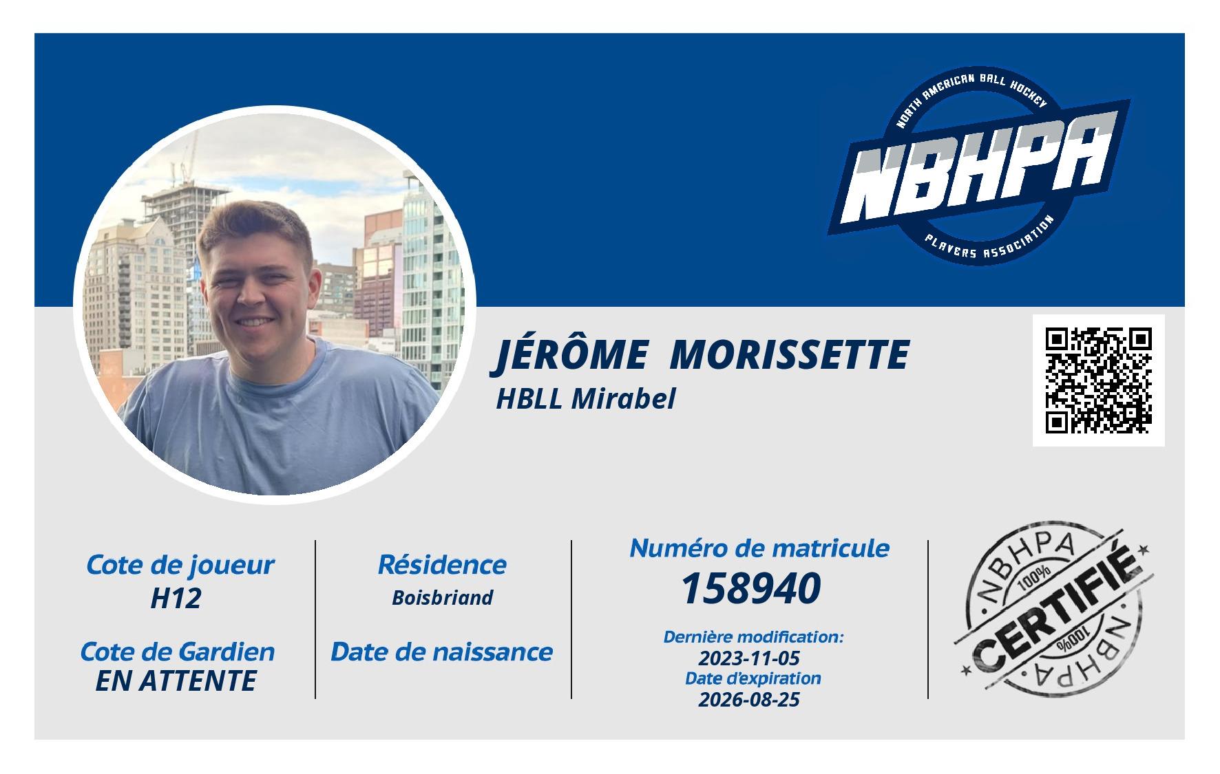 Jérôme  Morissette 