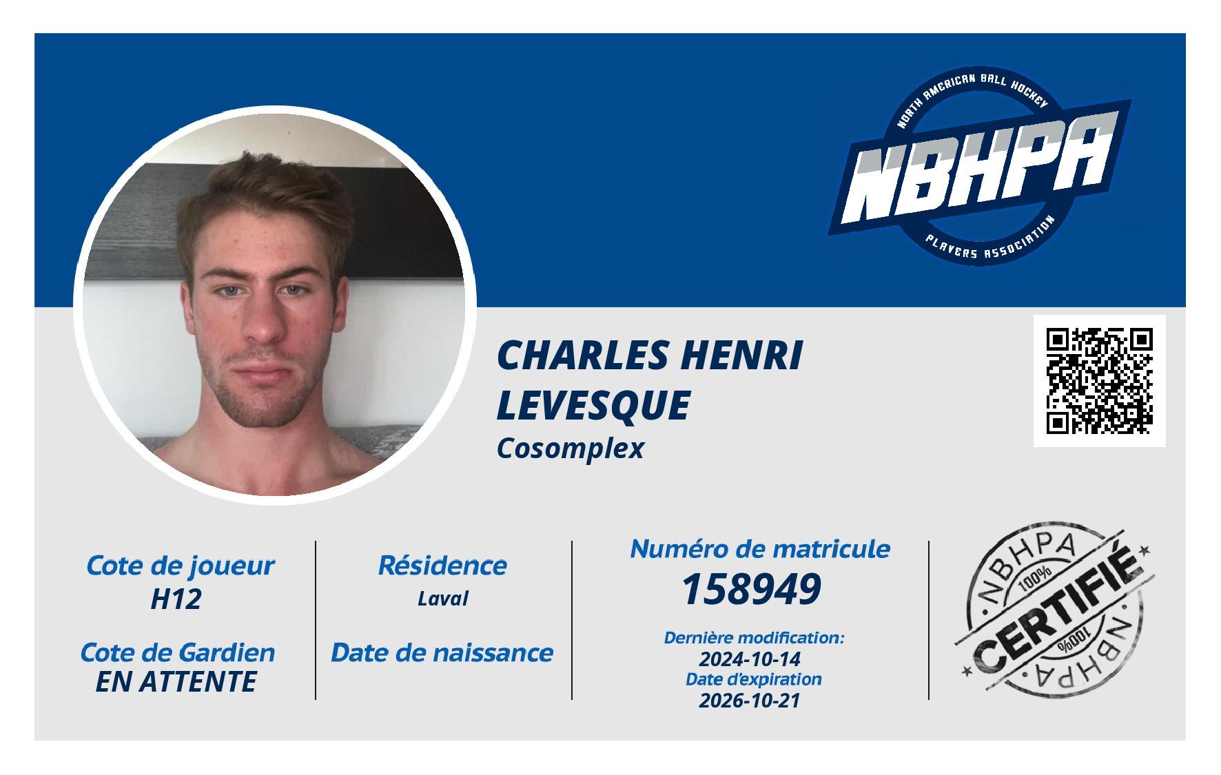 Charles Henri Levesque