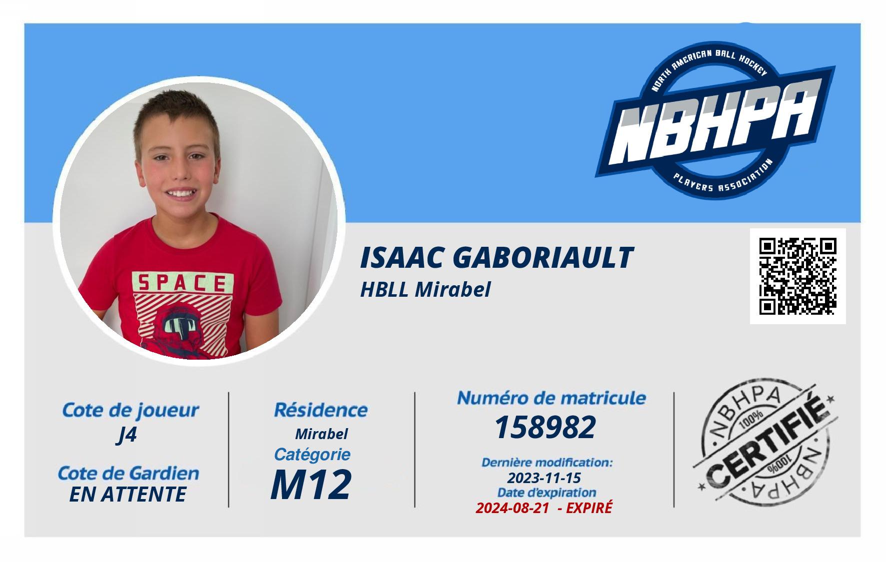 Isaac Gaboriault