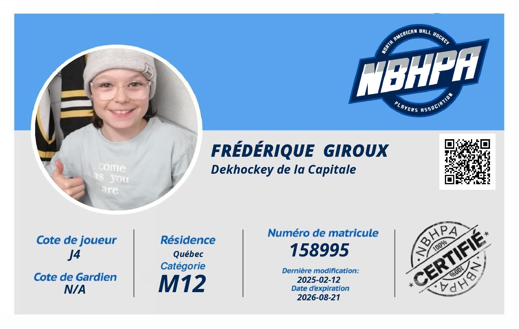 Frédérique  Giroux