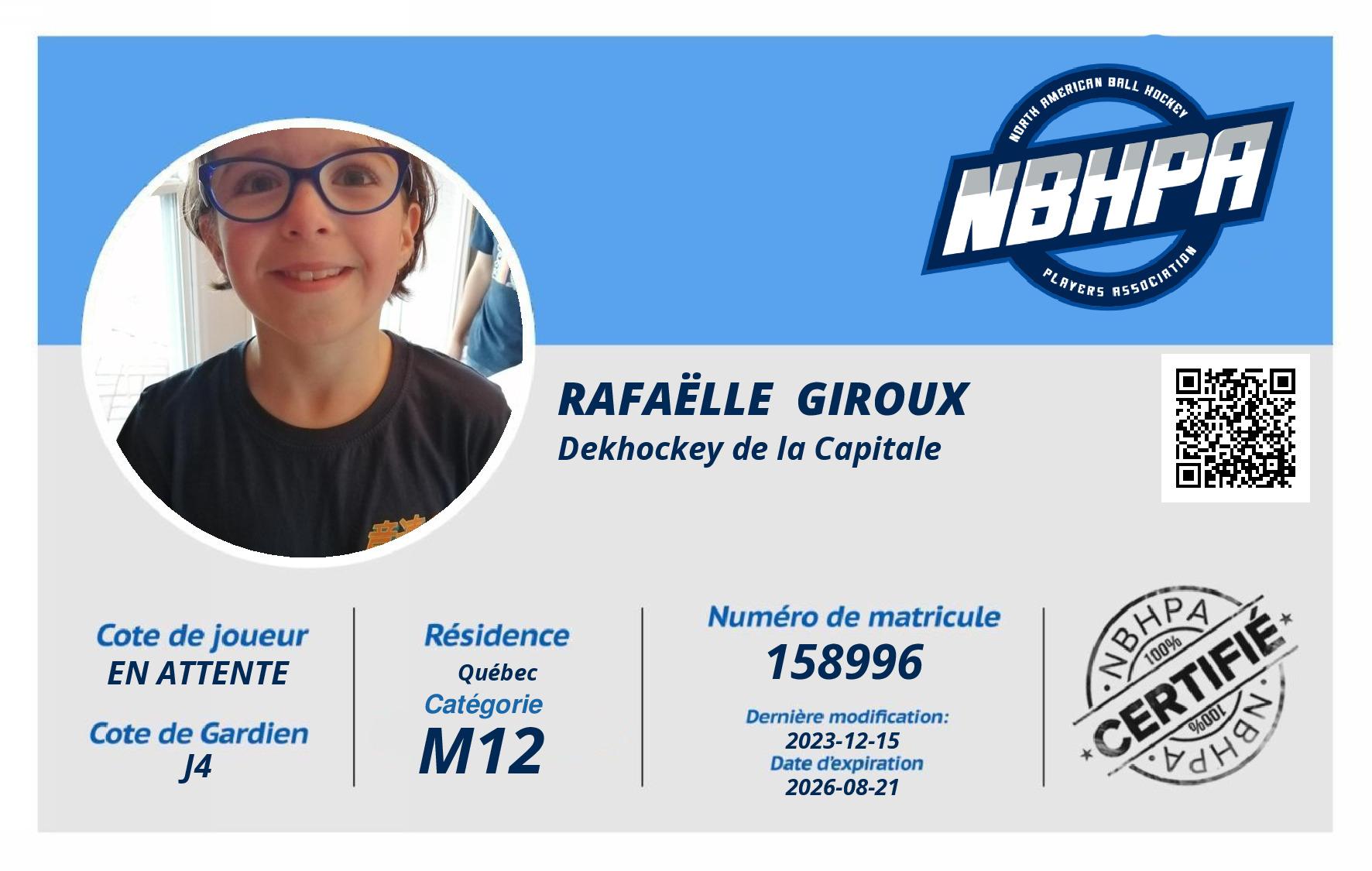 Rafaëlle  Giroux